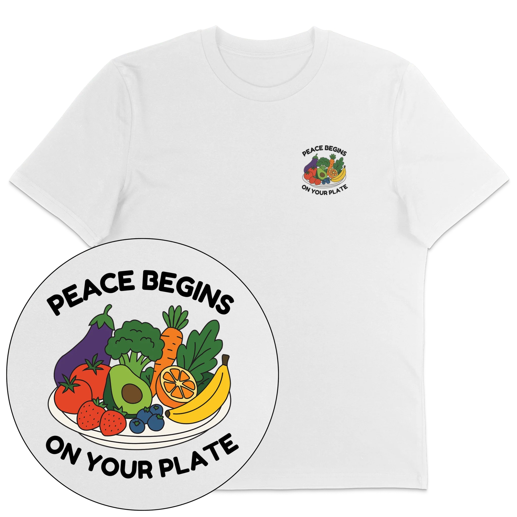 Peace Begins On Your Plate T-Shirt