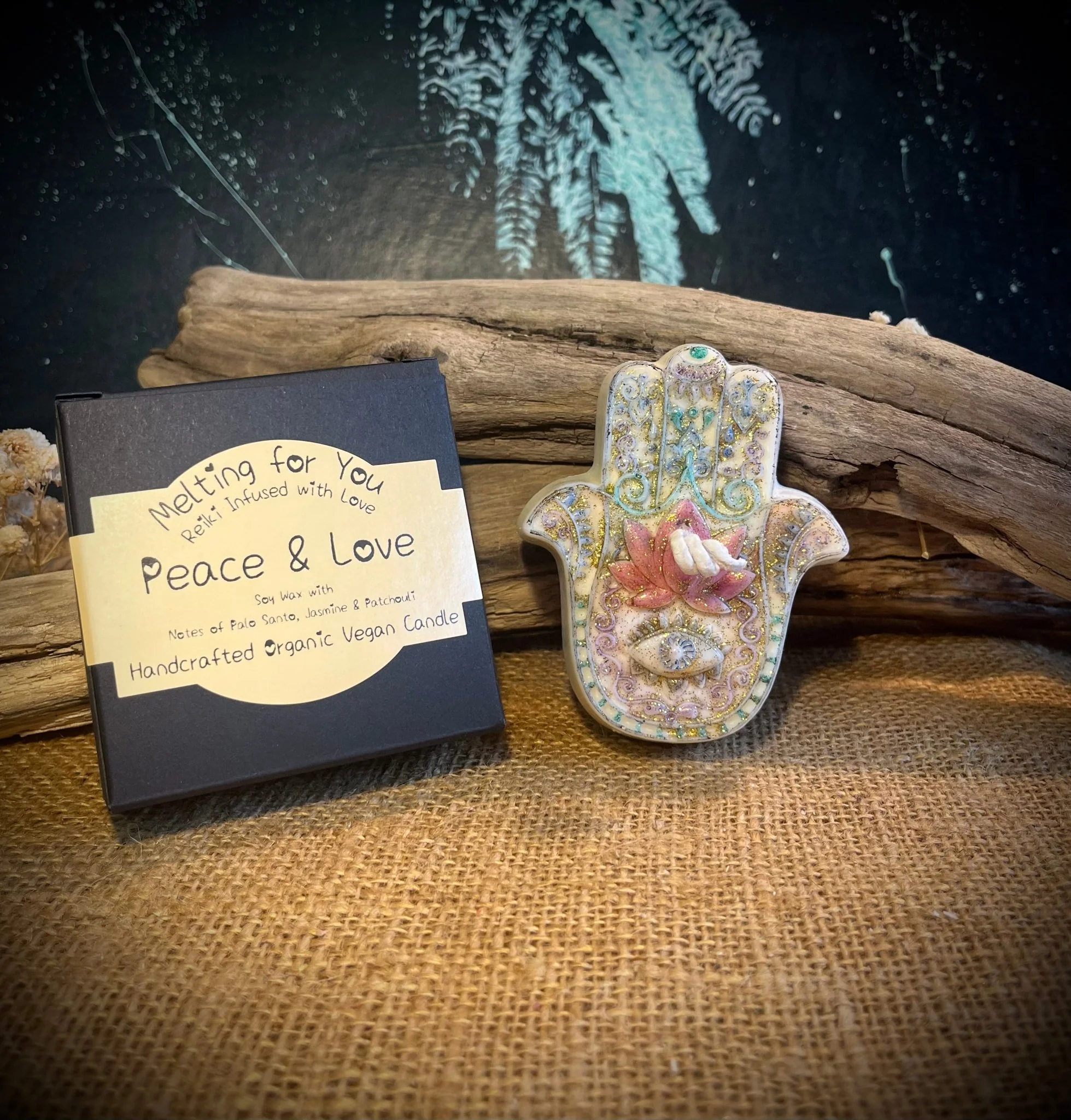 Peace & Love Organic Candle