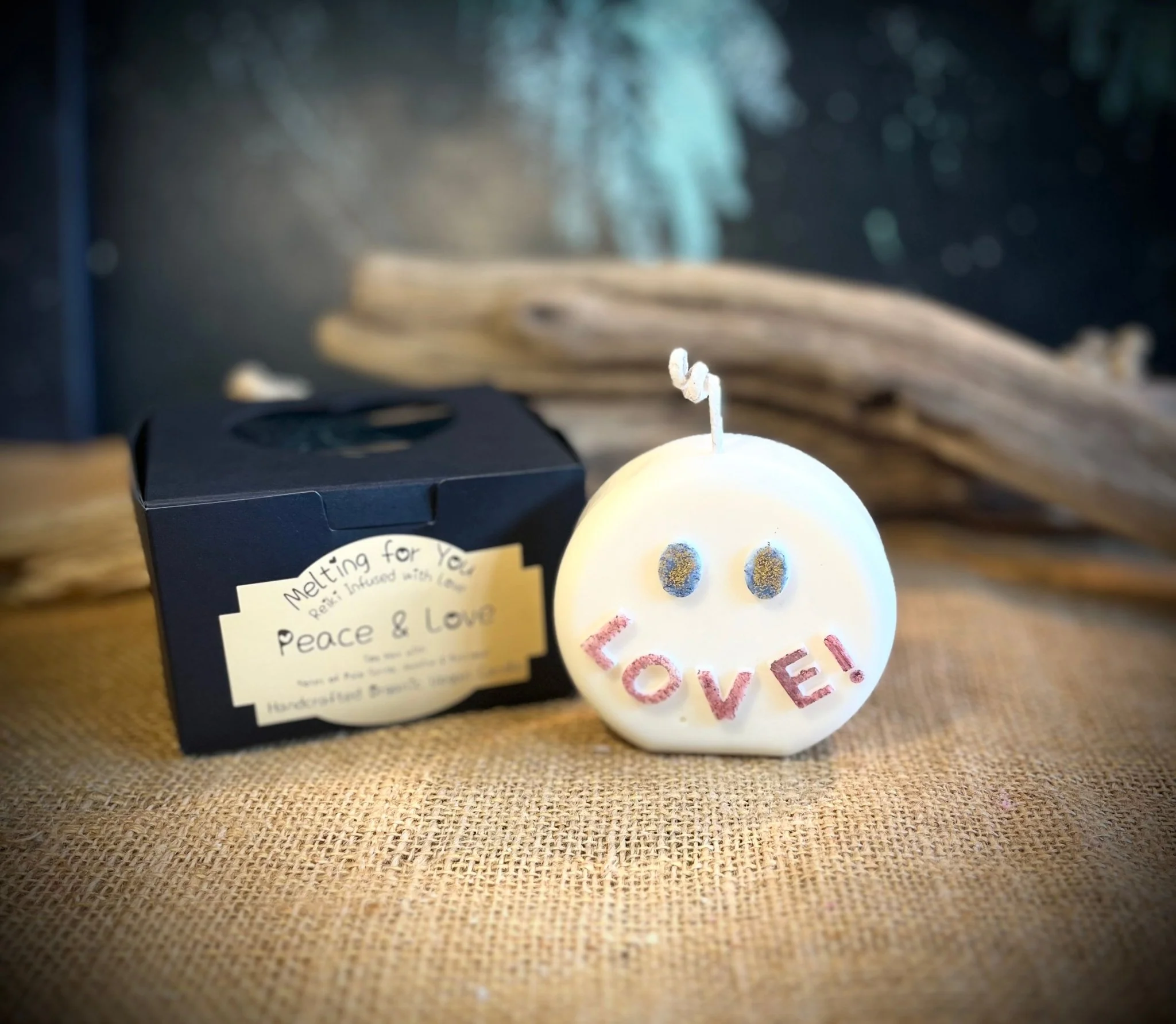 Peace & Love Organic Candle