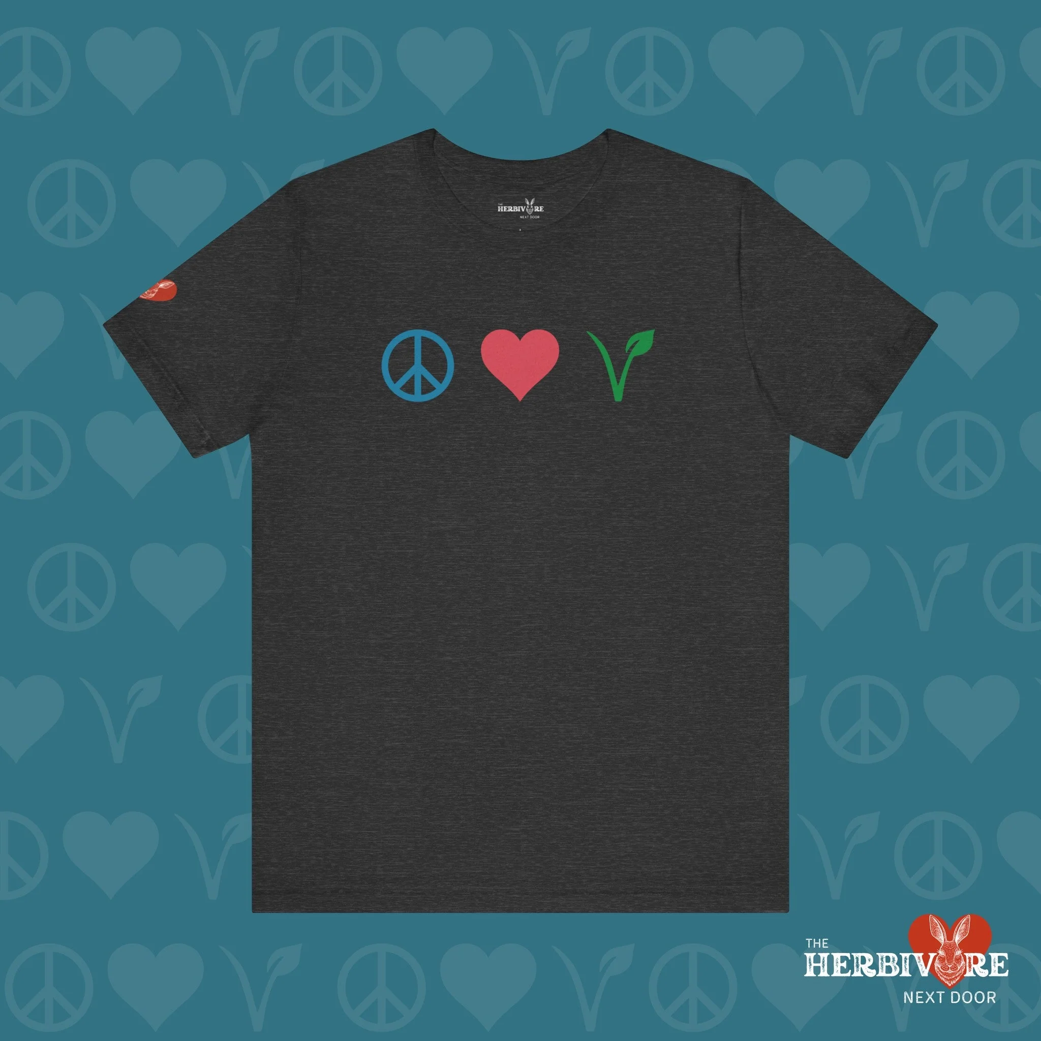 Peace Love Vegan - Unisex - Image 3