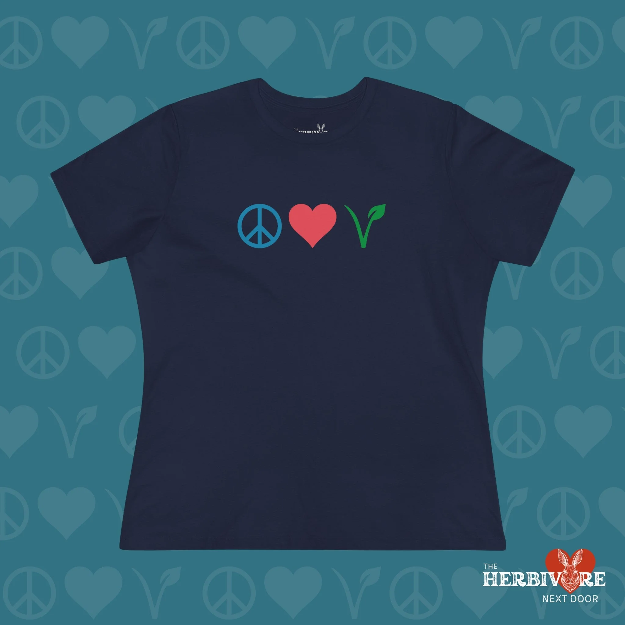 Peace Love Vegan - Women's Style T-Shirt - Image 5