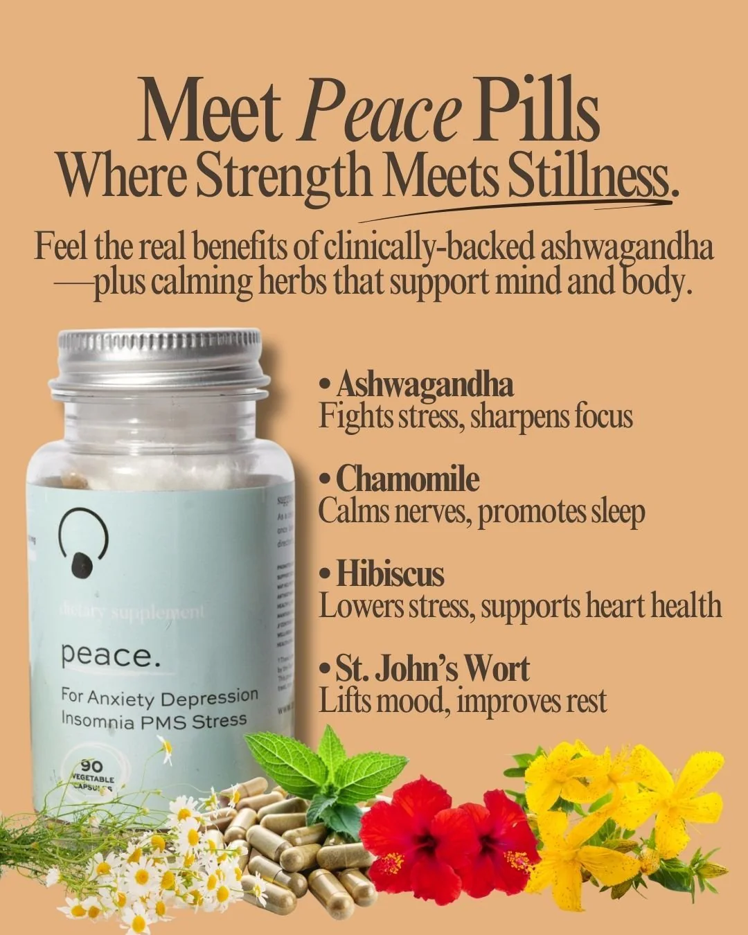 Peace Pills - Natural Wellness Supplement - Image 3
