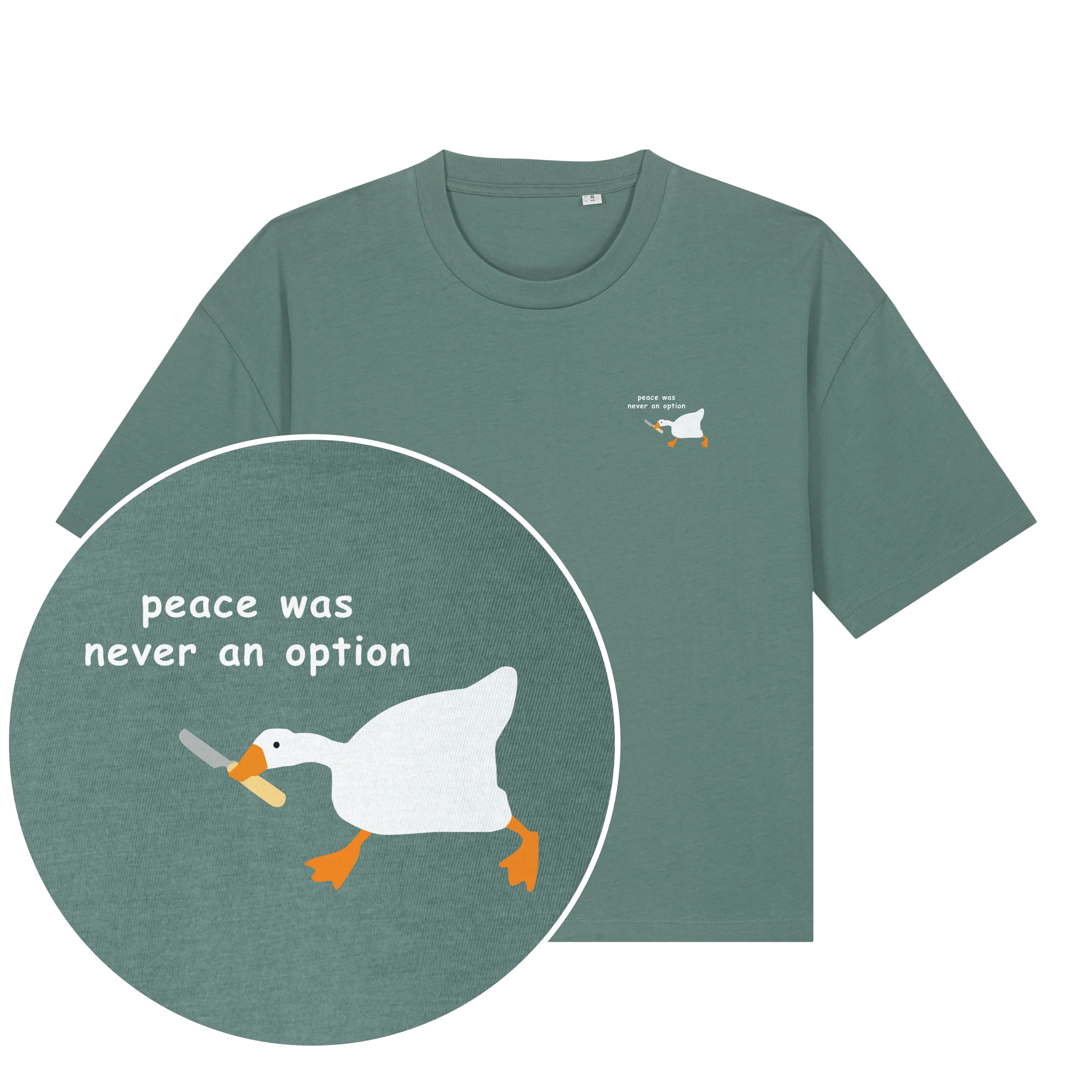 Peace Was Never An Option Women's Boxy T-Shirt
