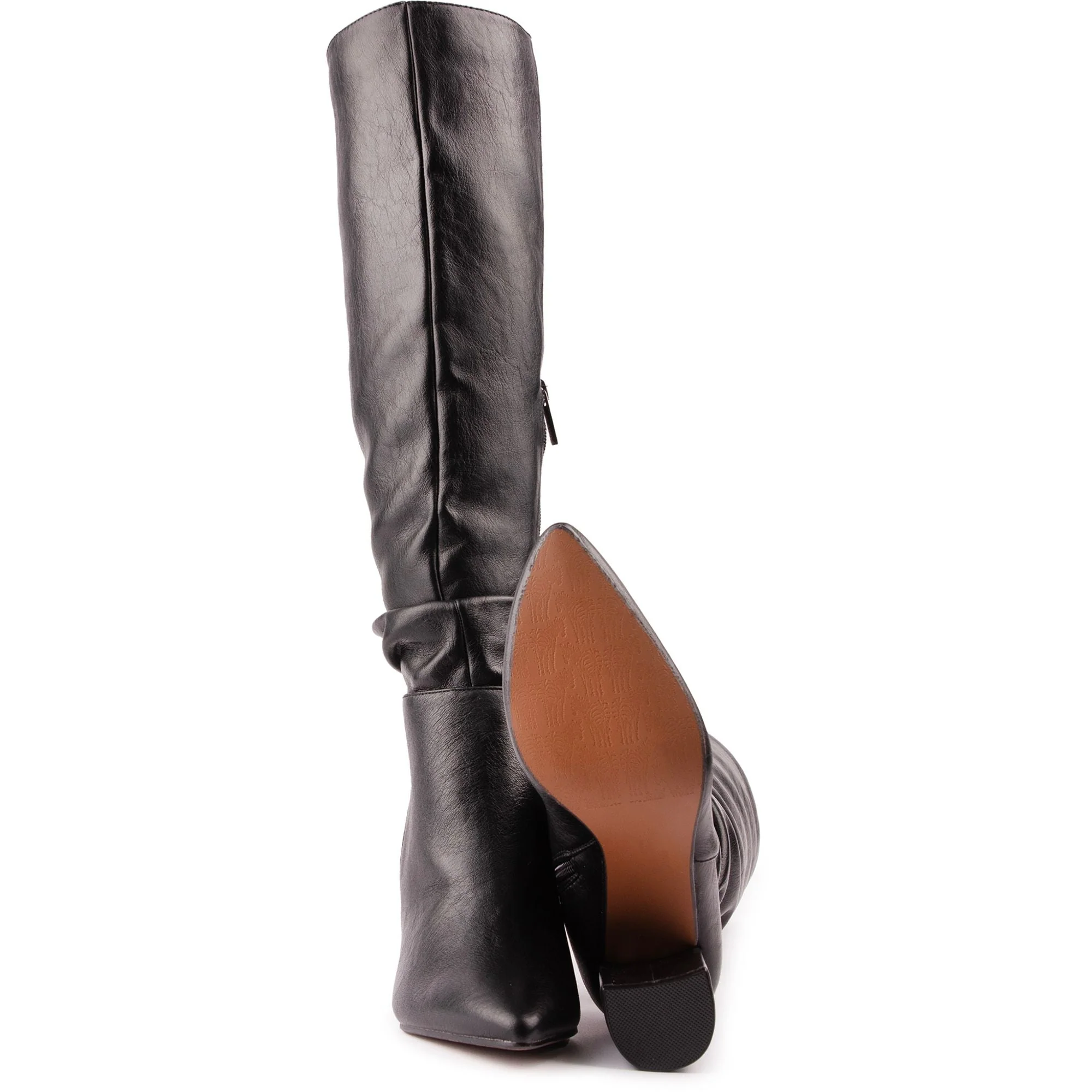 Peach Knee High Boots - Image 4