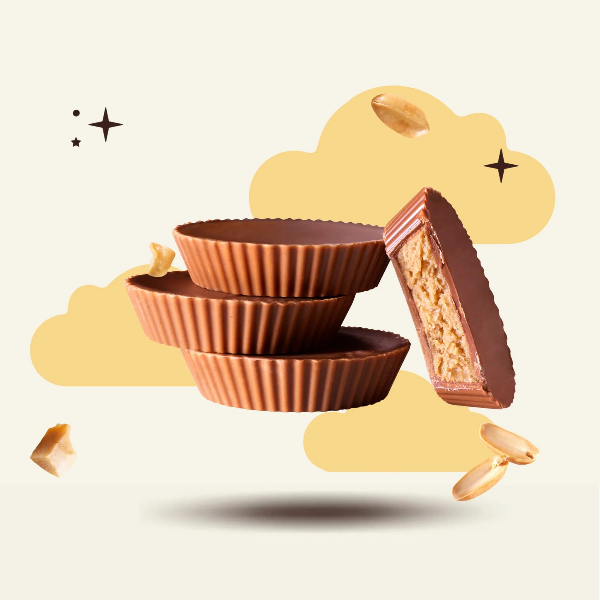 Peanut Butter Cups (bag of 5) - Image 4