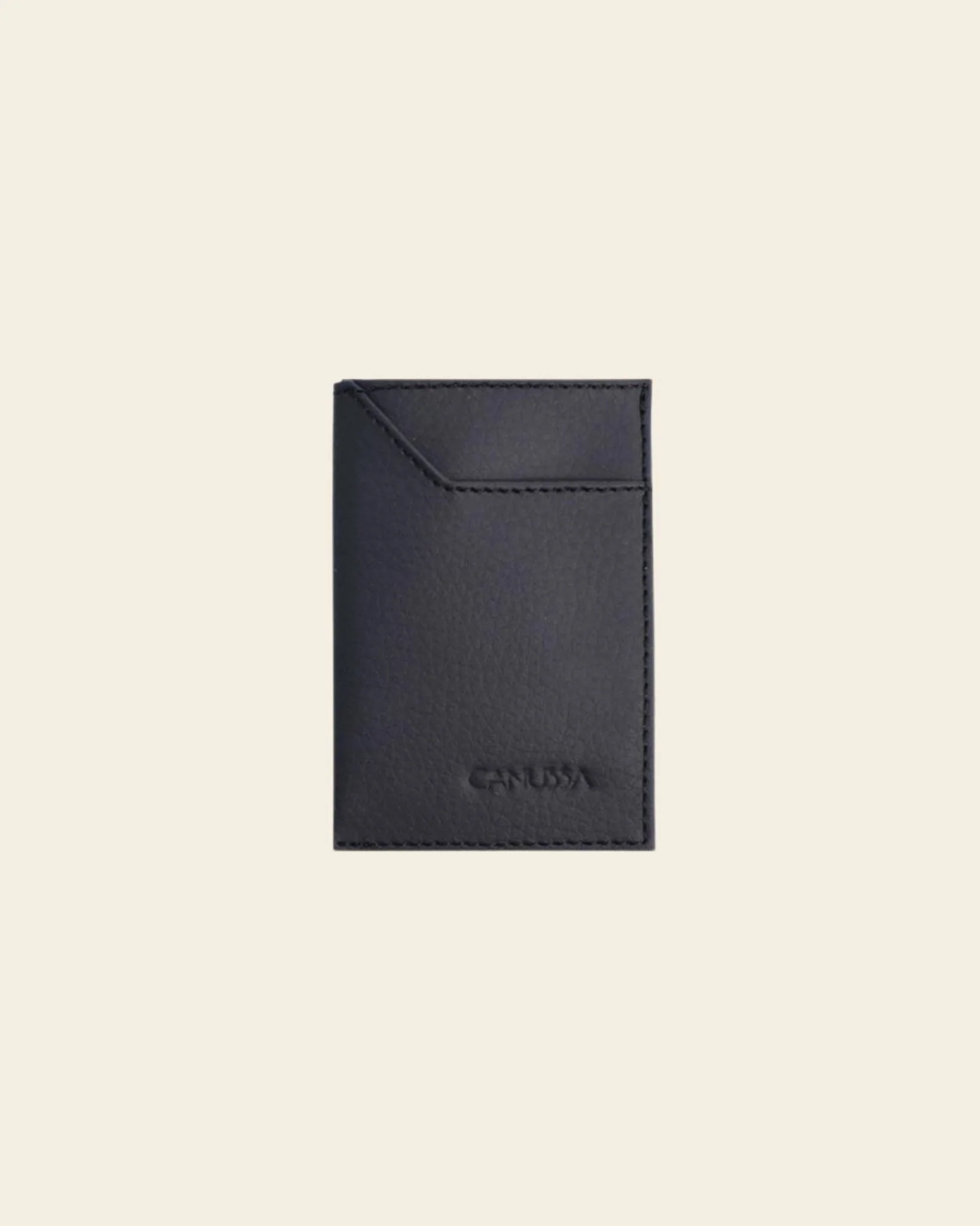 Persimmon slim card holder - Black