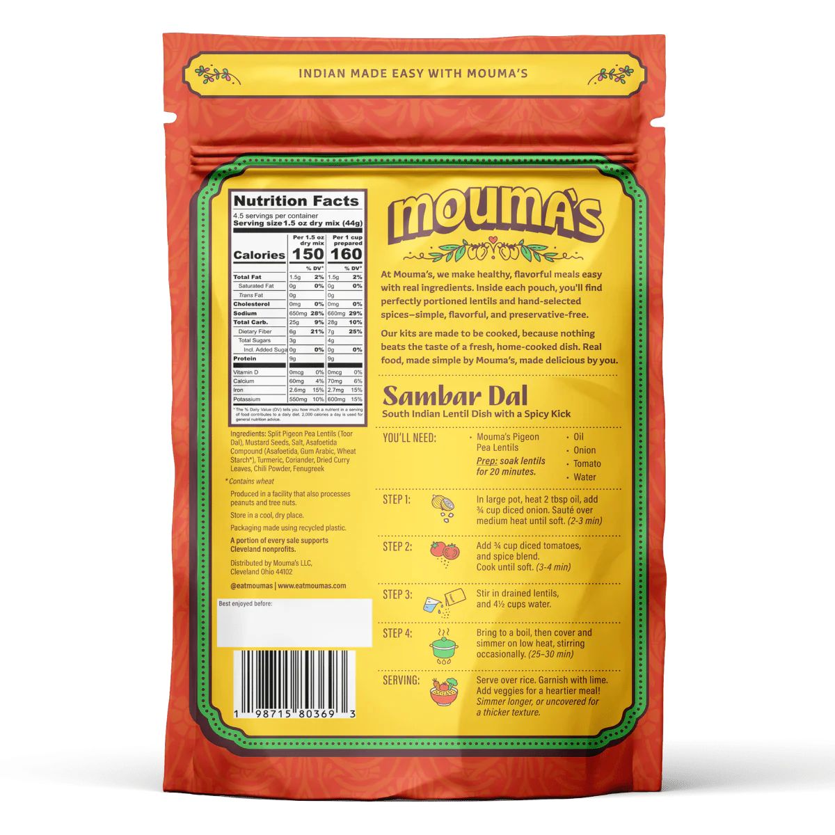 Pigeon Pea Lentils (Sambar Dal) - Image 5