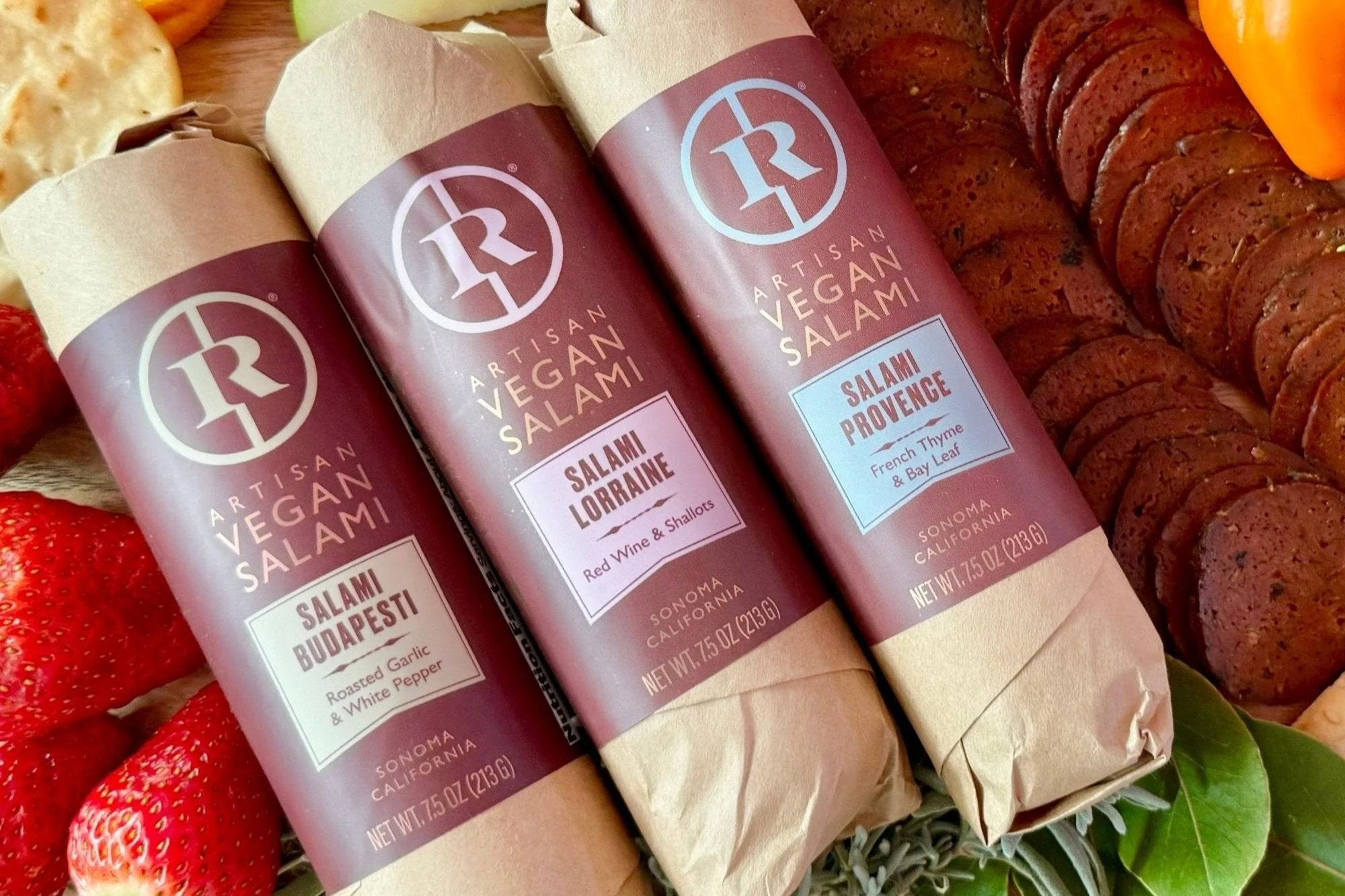 Plant-Based French/Hungarian Salami 3-Pack - Image 3