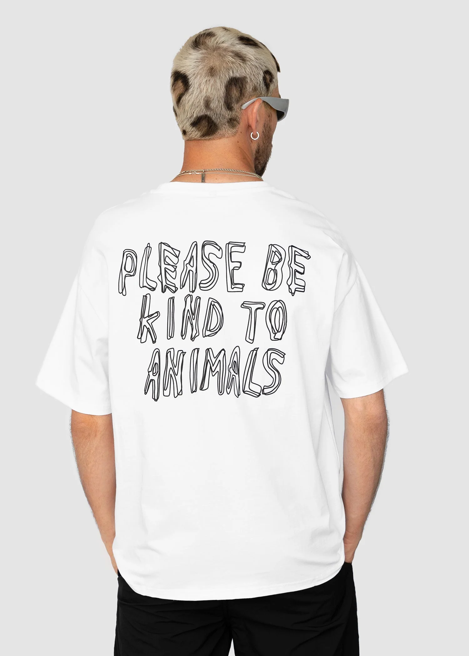 PLEASE BE KIND TO ANIMALS TEE - Image 5