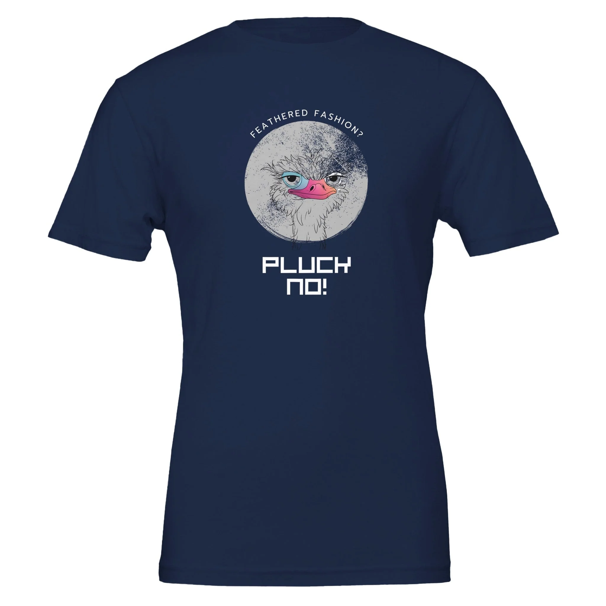 Pluck No! Funny Vegan Premium Tshirt (Dark Colors) - Image 5
