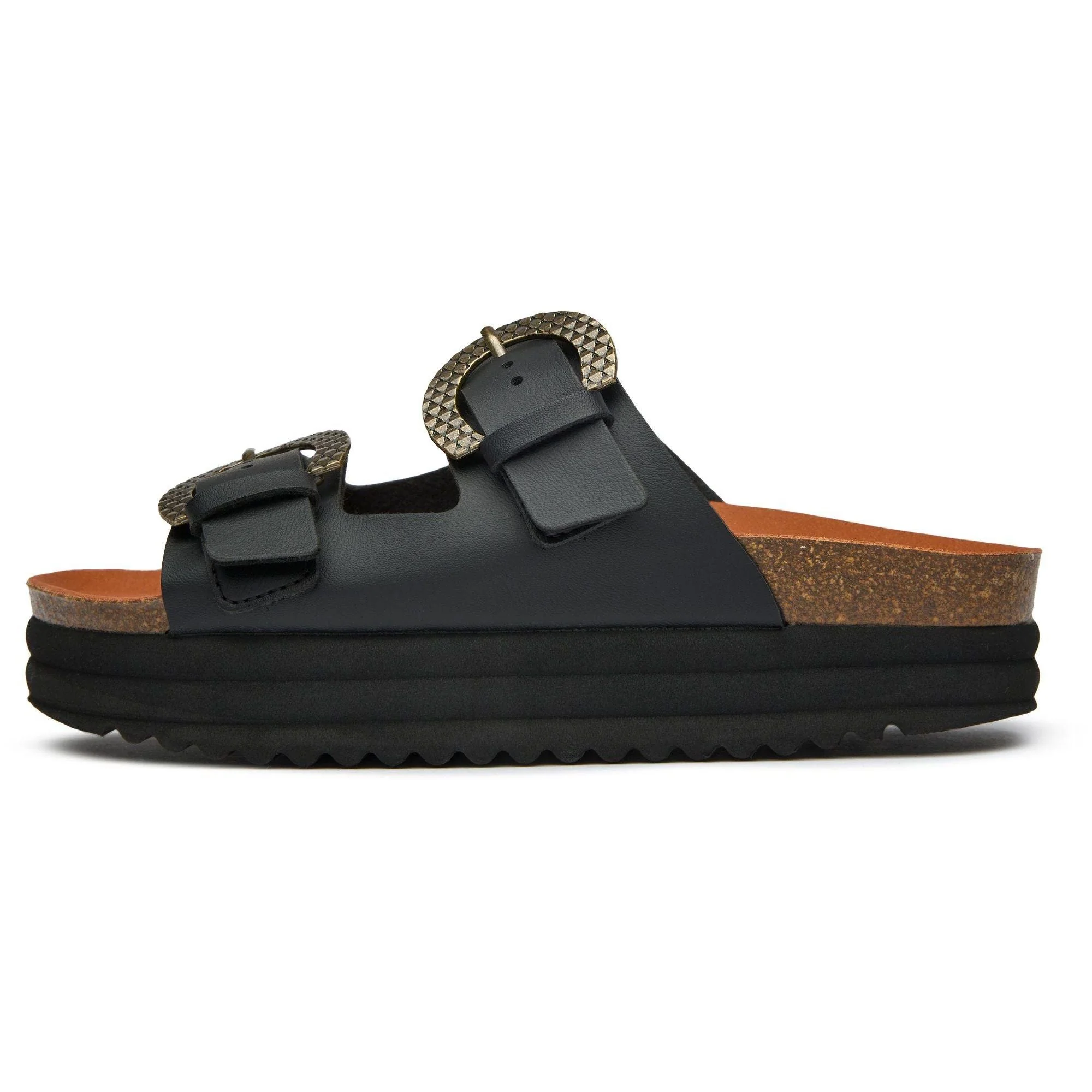 Plum Footbed Reptile Sandals - Image 4