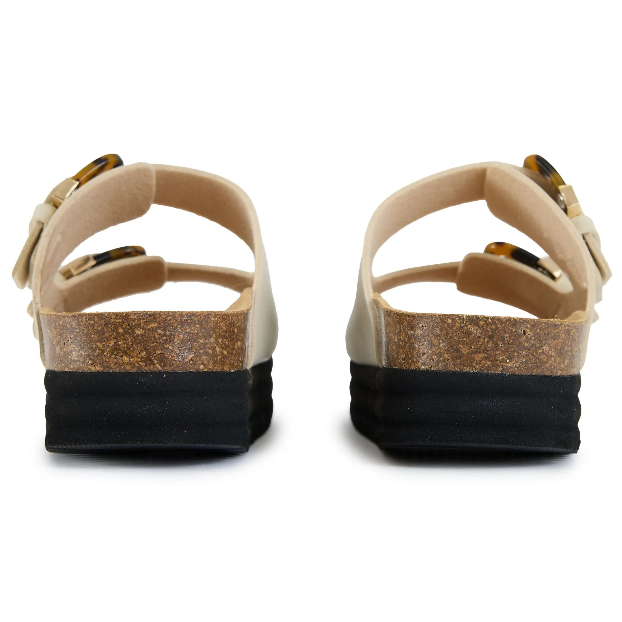 Plum Tortoiseshell Comfort Footbed Sandals - Image 4