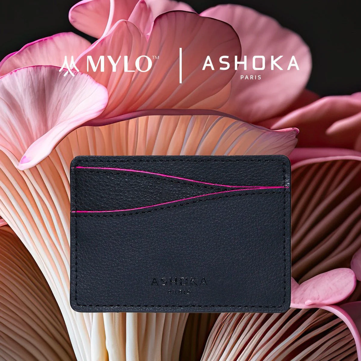 Mylo™ Mushroom Card Holder – Pink - Image 2