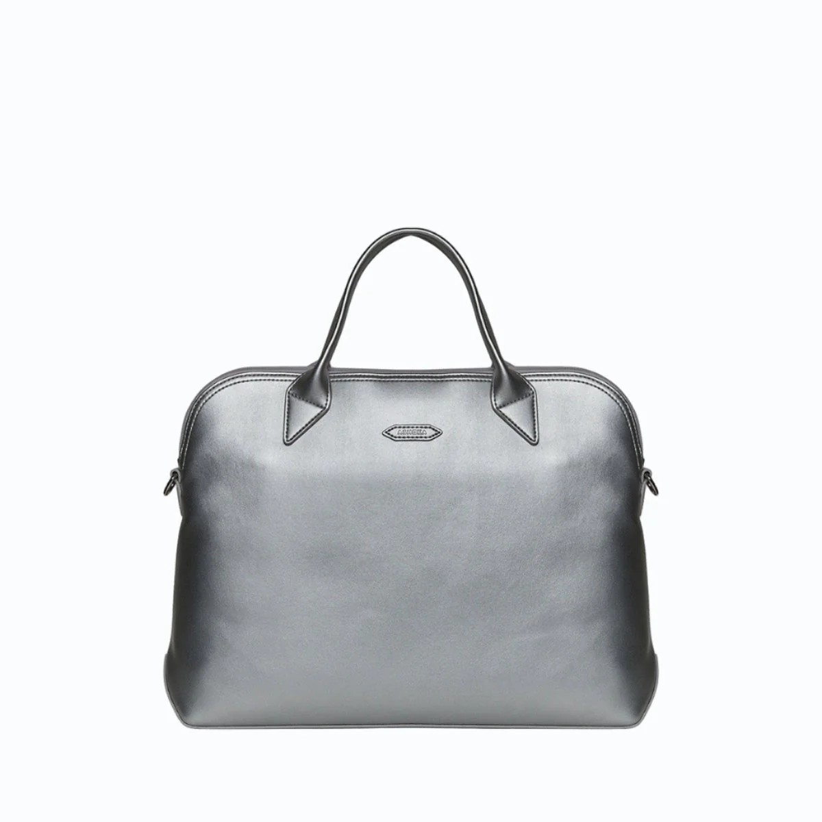 City Full Uppeal™ Silver Briefcase