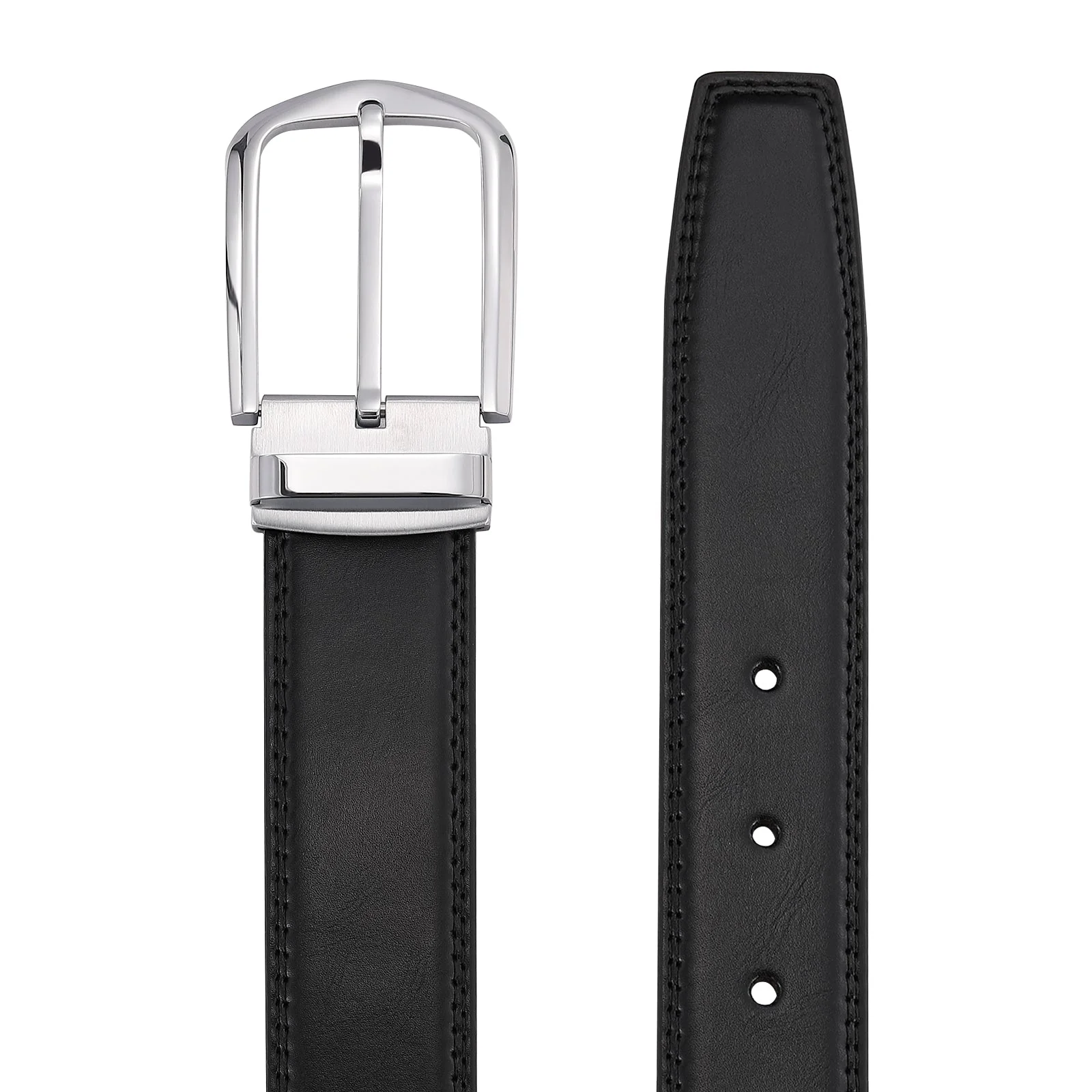Forward SS - Cut to Fit Vegan Belt - Silver Buckle - Image 2