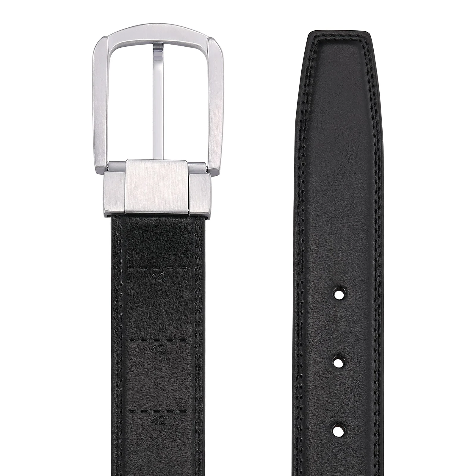 Forward SS - Cut to Fit Vegan Belt - Silver Buckle - Image 3