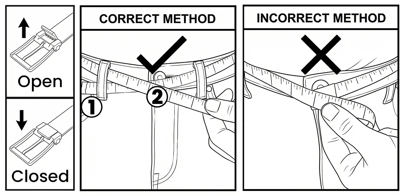 Forward SS - Cut to Fit Vegan Belt - Silver Buckle - Image 9