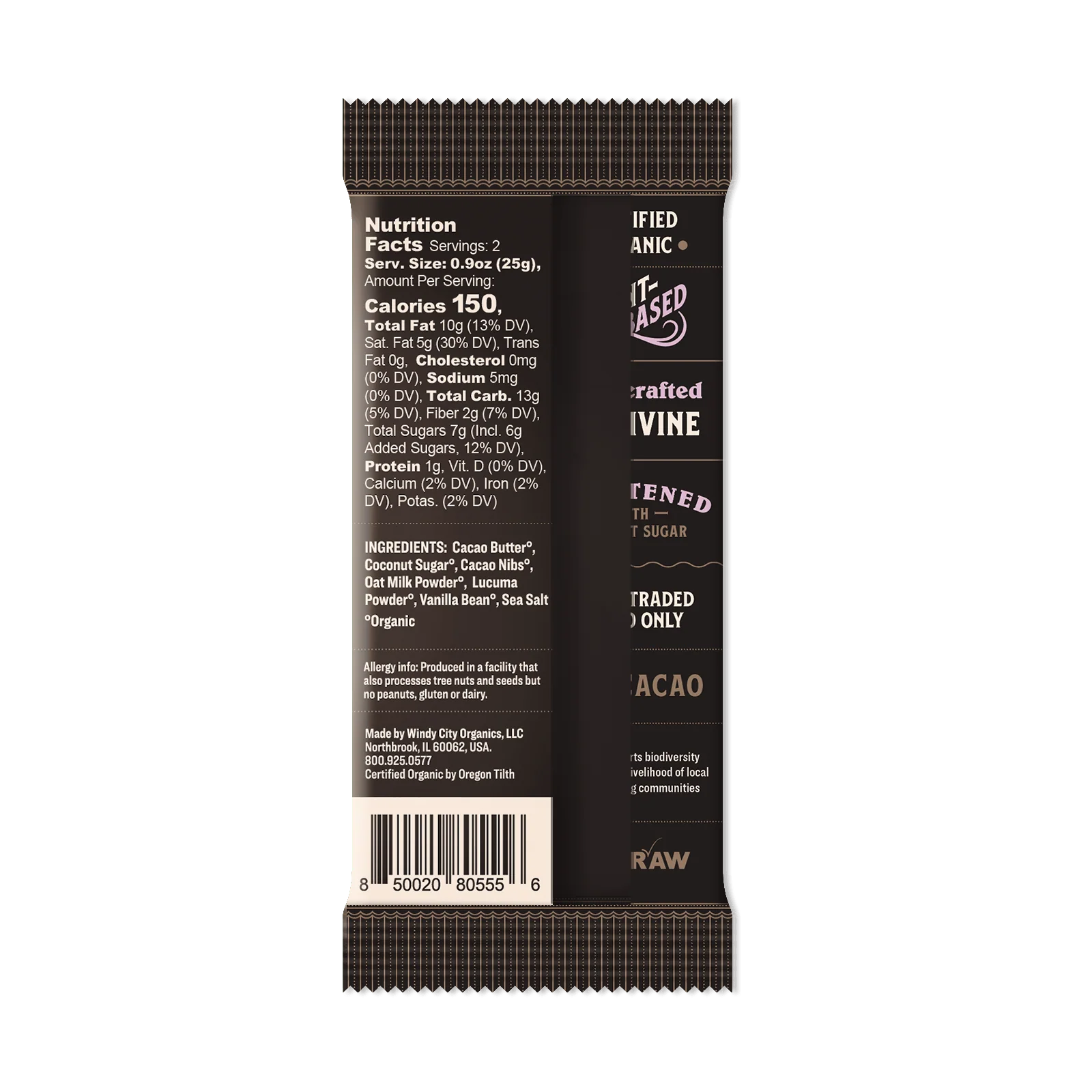 Premium Oat Milk Chocolate Bar - 50% Cacao - Image 2