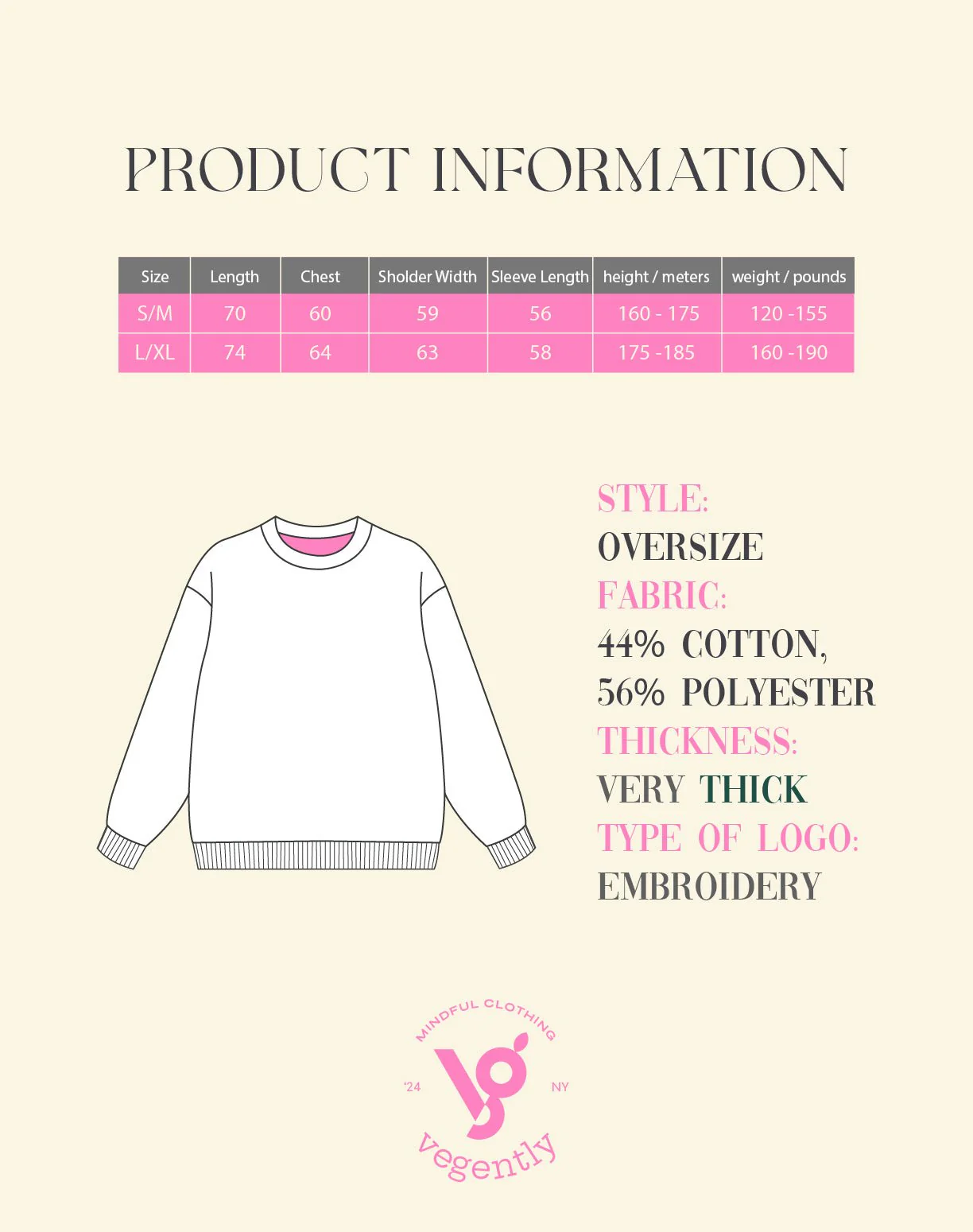 Pretty vegan girls Crewneck - Image 7