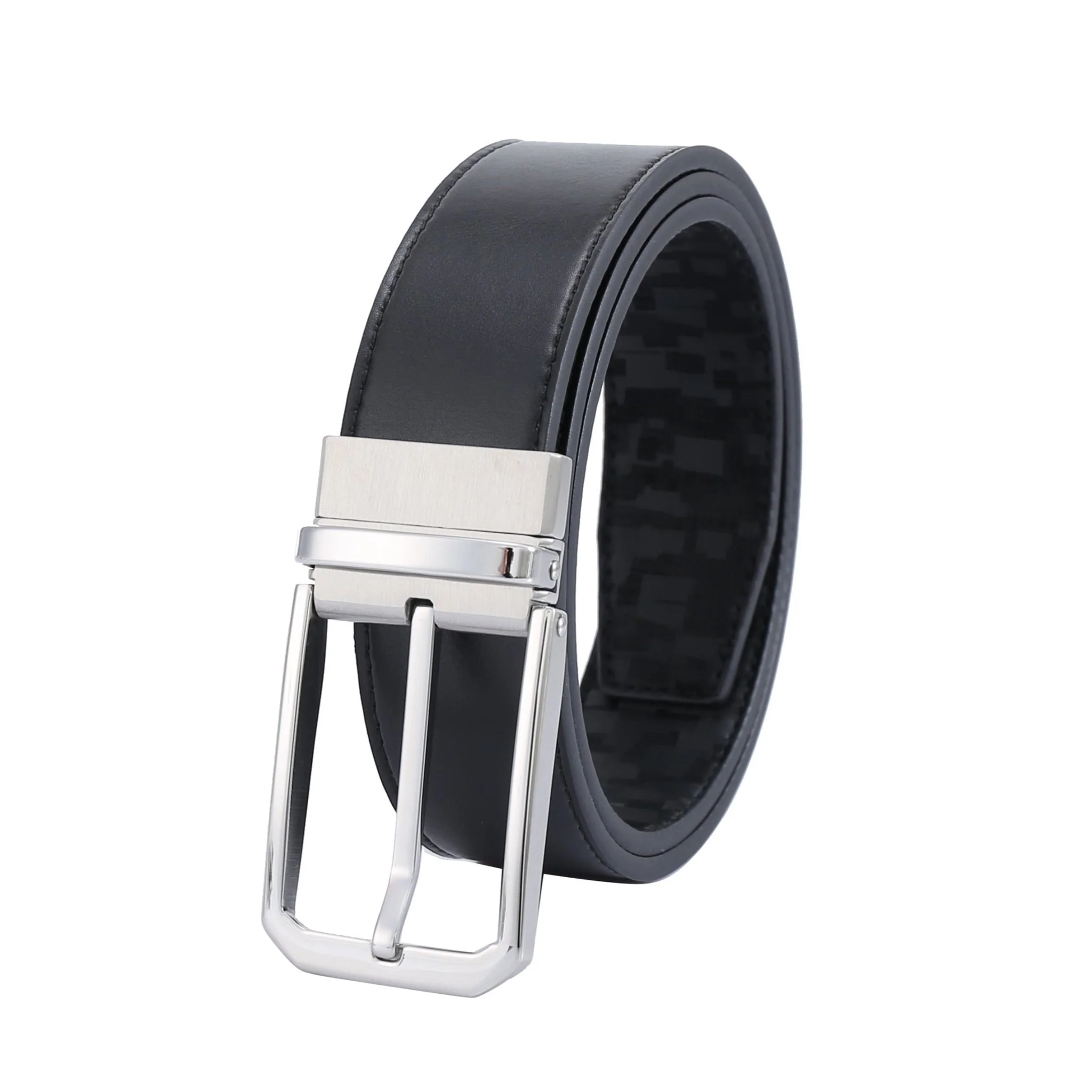 Professional Reversible 1 - Polished SS - Golf Vegan Belt