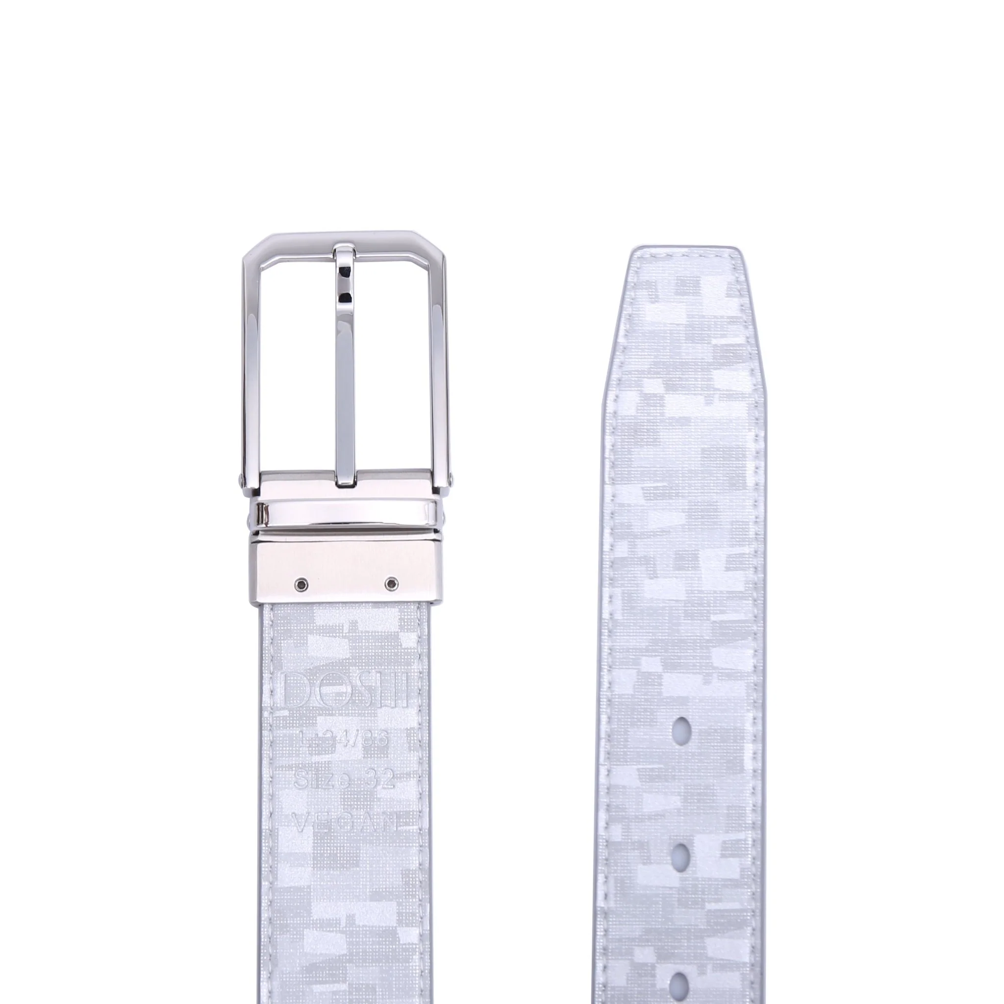 Professional Reversible 1 - Polished SS - Golf Vegan Belt - Image 14