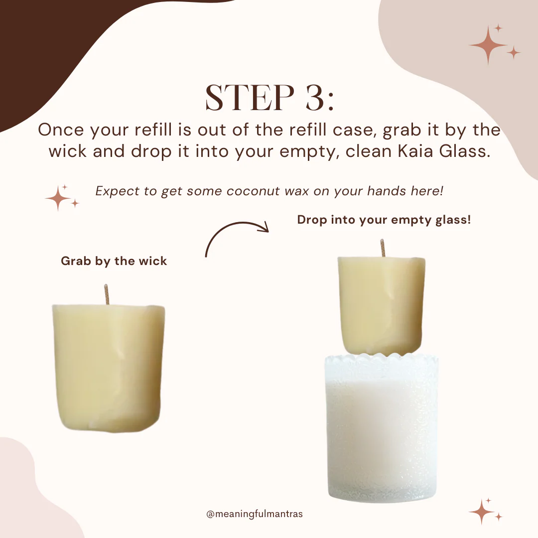 Pumpkin Pie Natural Candle 8oz Kaia Collection Refill - Image 5
