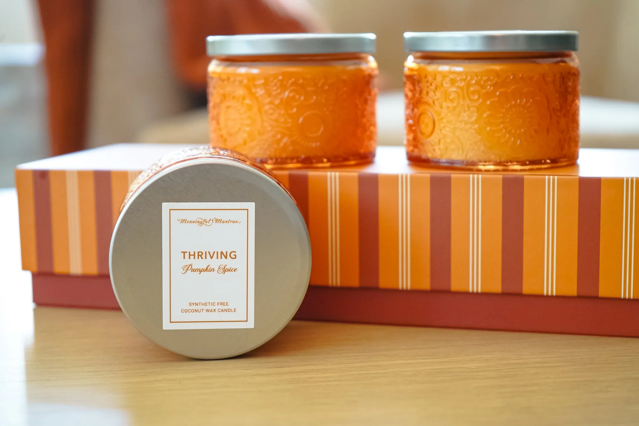Pumpkin Spice Natural Candle 4oz Ellie Collection - Image 2