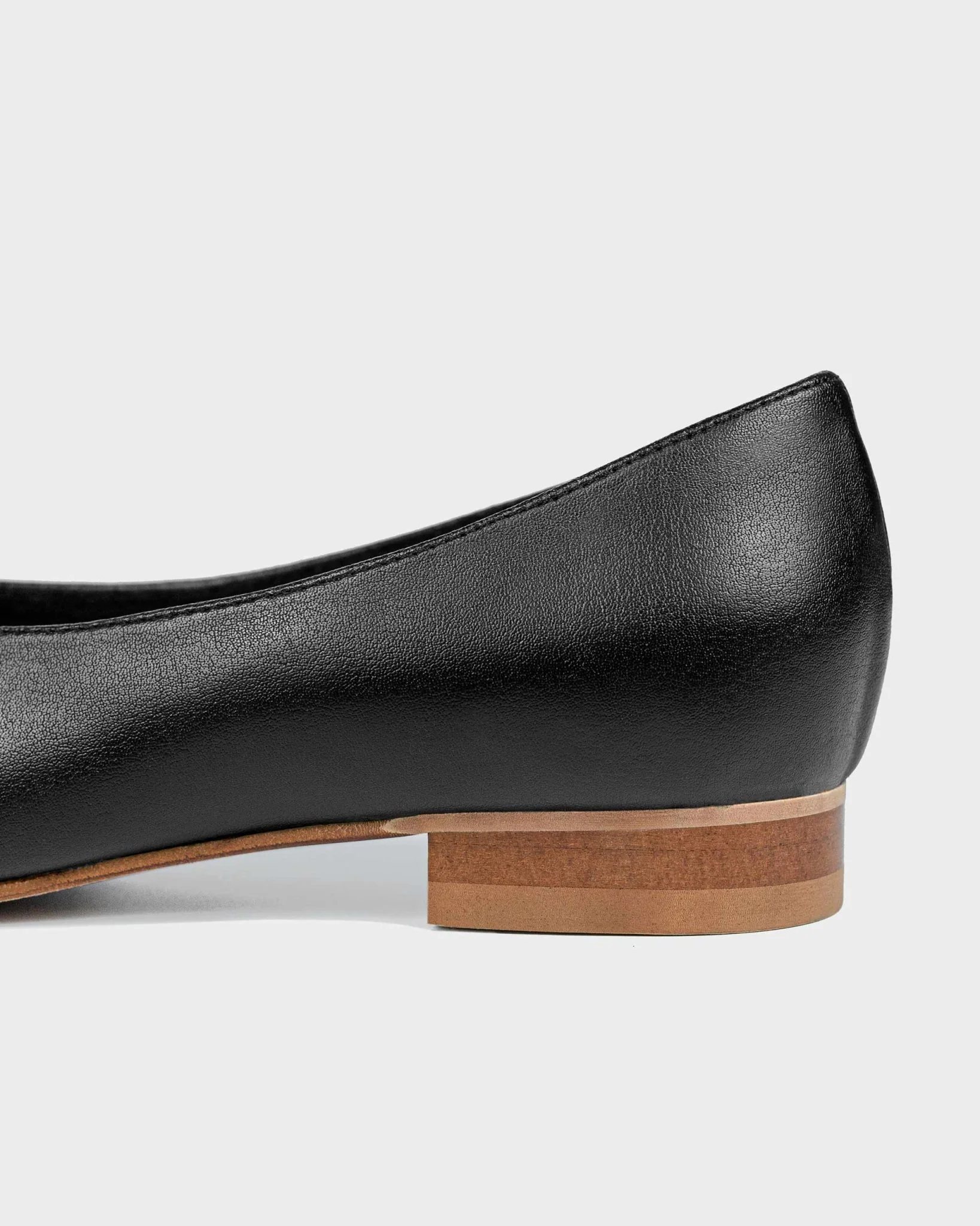 Pumps Black Nopal ballerinas made of cactus leather - Image 4