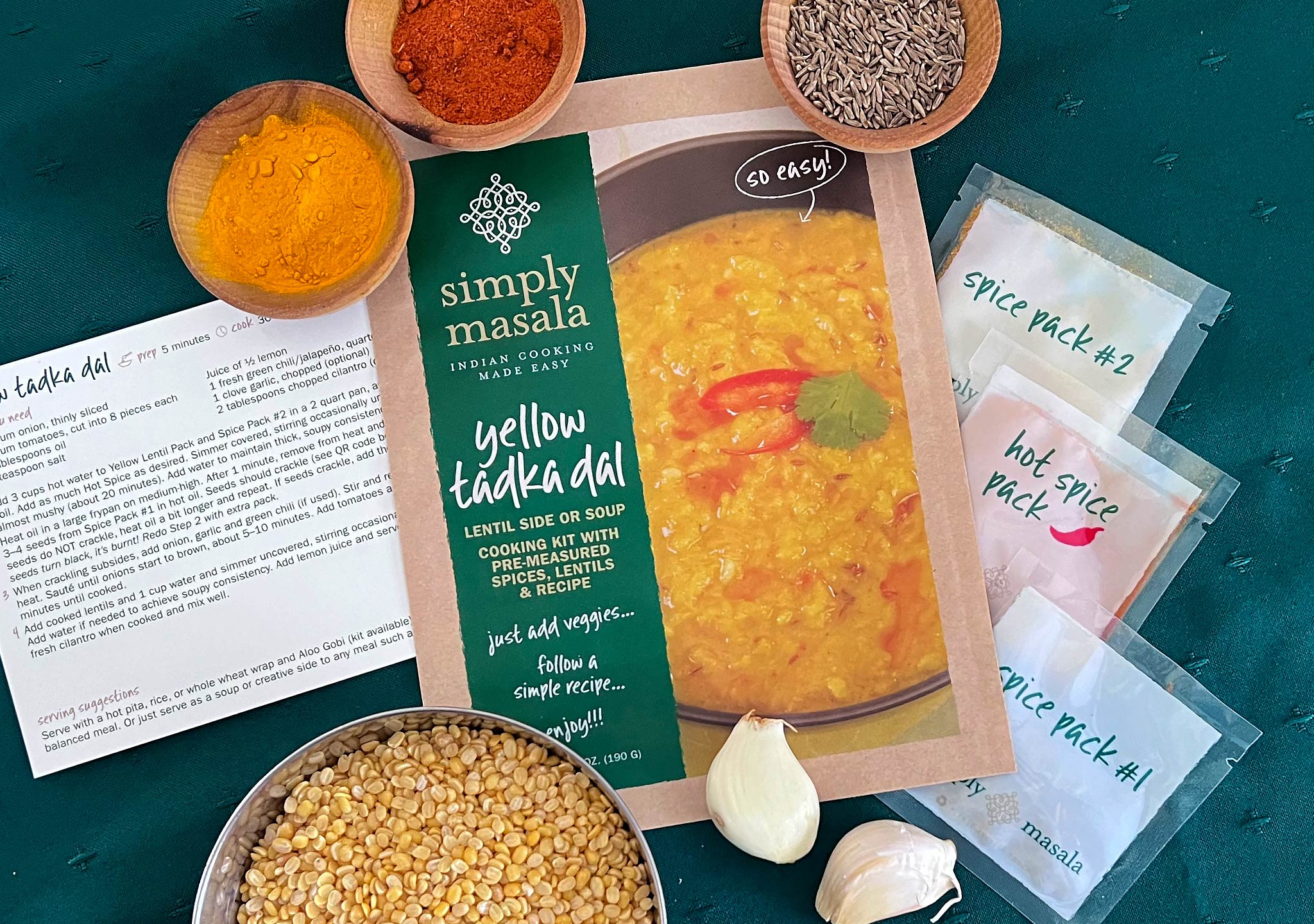 Punjabi Sampler - Bundling our favorite Indian Spice Kits - Indian Cooking Kit with Spices and Recipes - Image 5