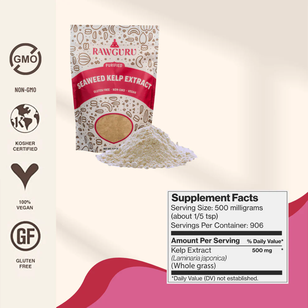 RawGuru Pure Seaweed Kelp Extract - 16oz - Image 3