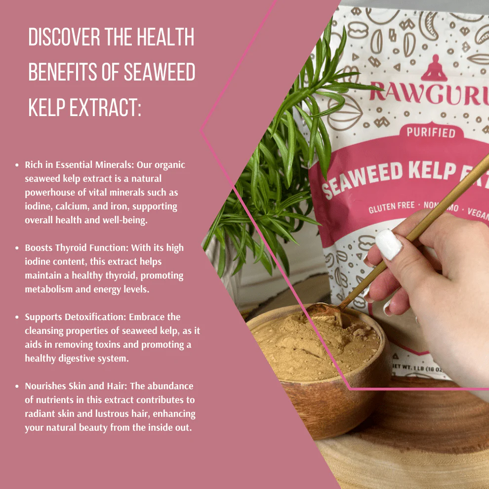 RawGuru Pure Seaweed Kelp Extract - 16oz - Image 5