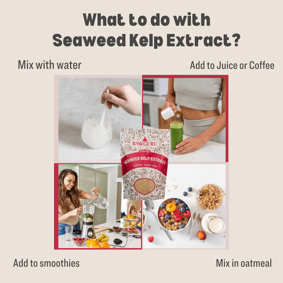 RawGuru Pure Seaweed Kelp Extract - 16oz - Image 7