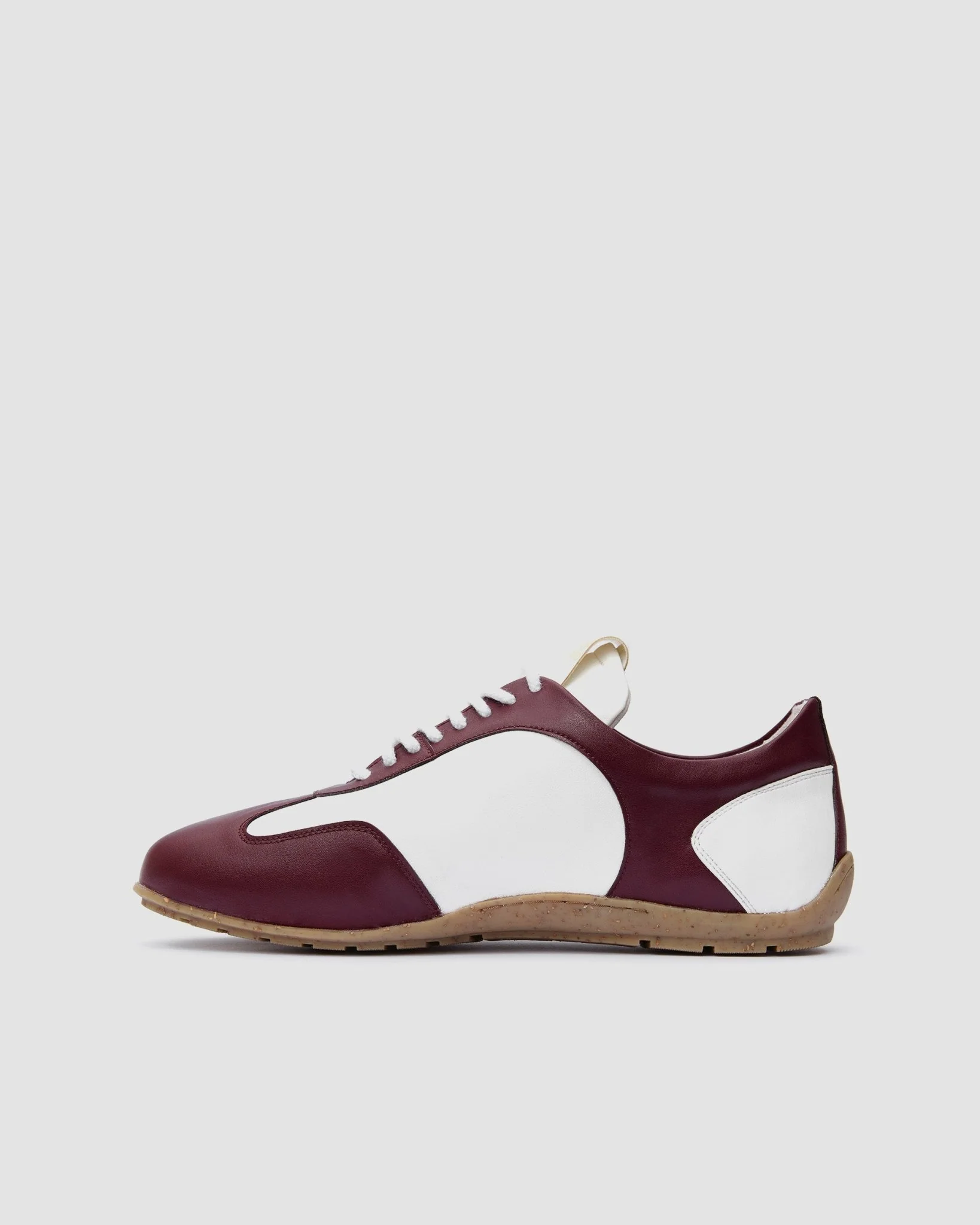 Racer Sneakers Burgundy White - Image 4