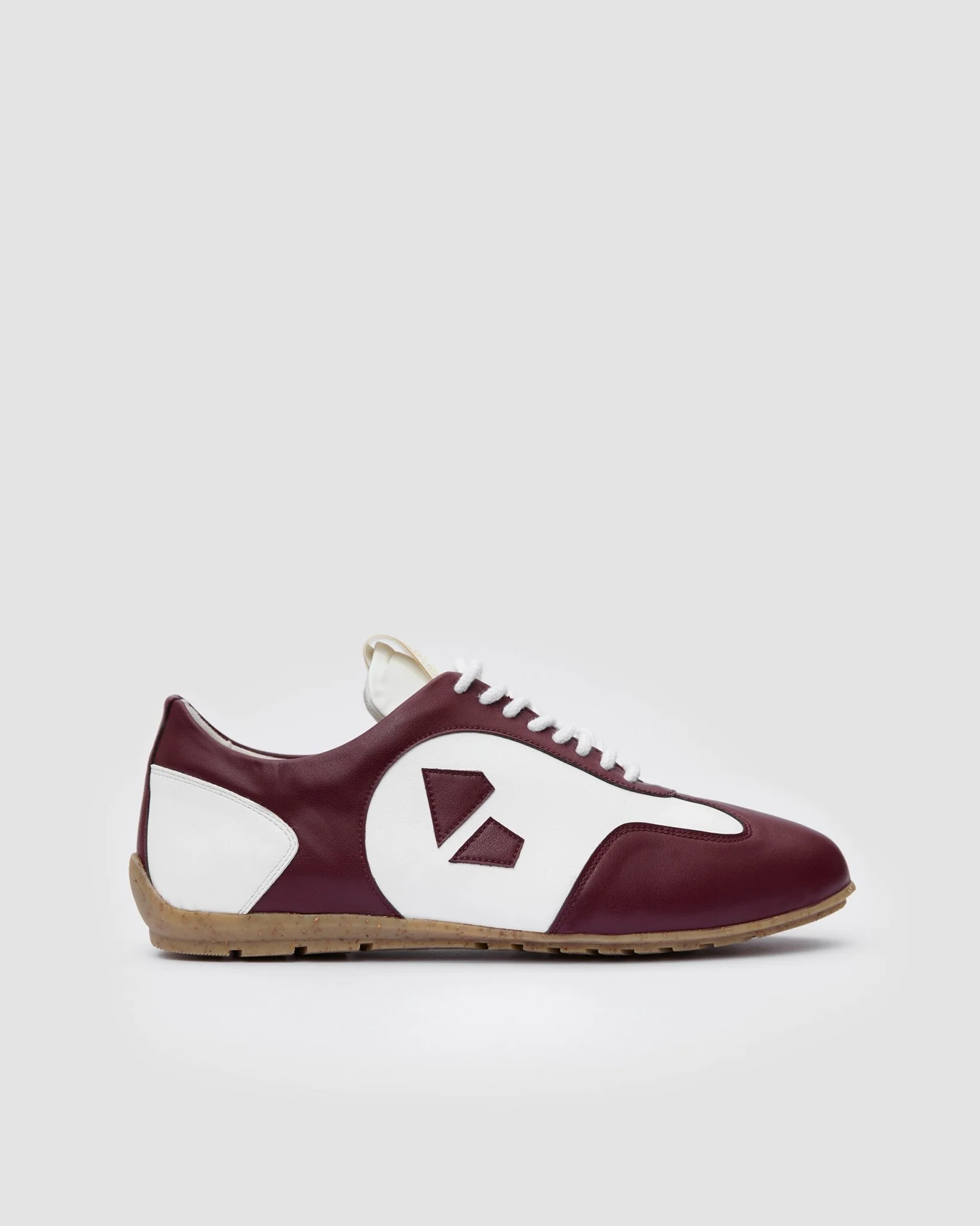 Racer Sneakers Burgundy White - Image 7