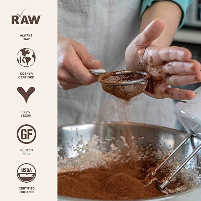 Raw Organic Cacao Powder - 16 oz - Image 7