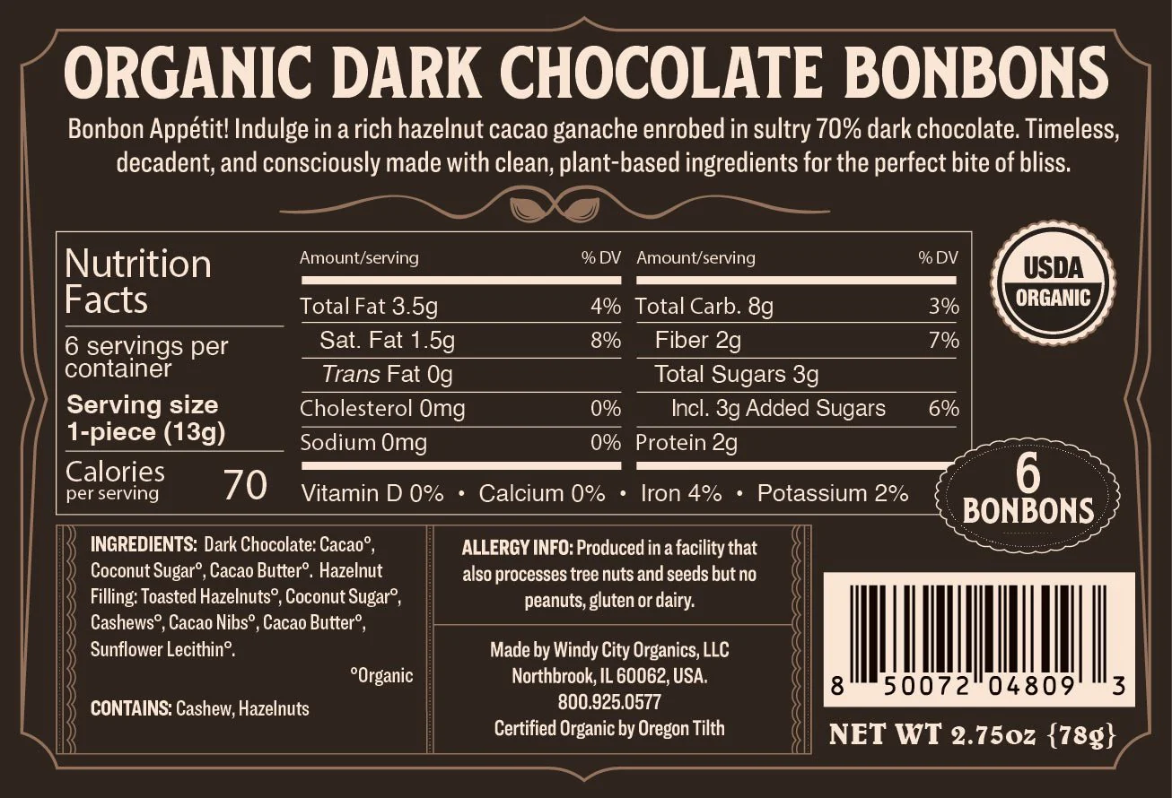 Rawmio 70% Dark Chocolate Bonbons, 6 Bonbons - Image 5