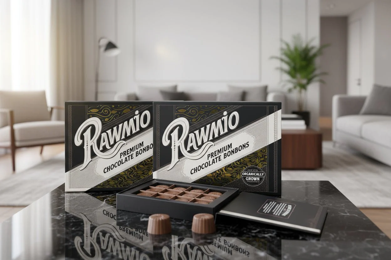 Rawmio Coconut Milk Chocolate Bonbons, 12 Bonbons - Image 3