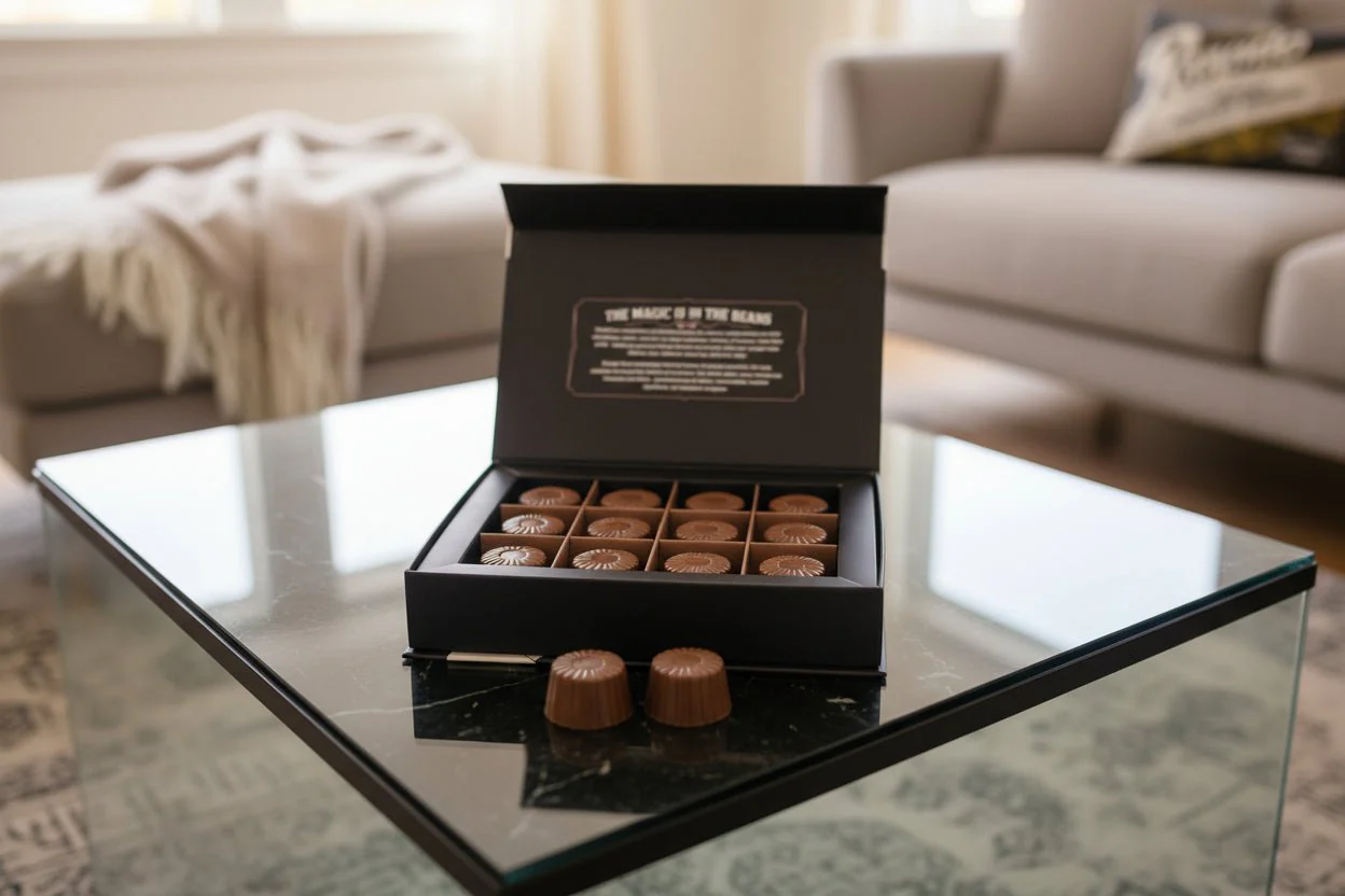 Rawmio Coconut Milk Chocolate Bonbons, 12 Bonbons - Image 4