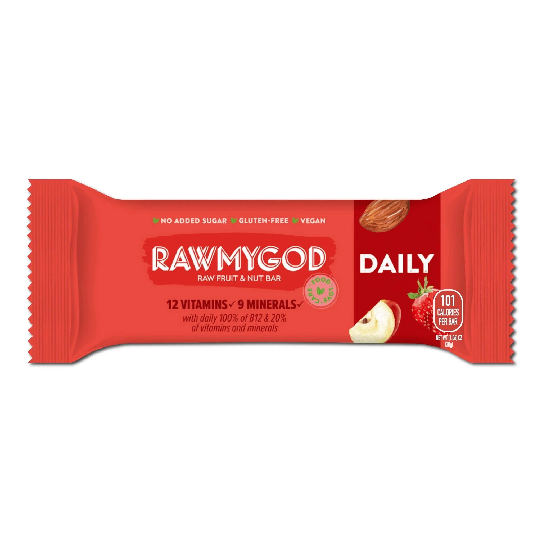 RAWMYGOD Daily Raw Fruit & Nut Bar, Box of 20 - Image 2