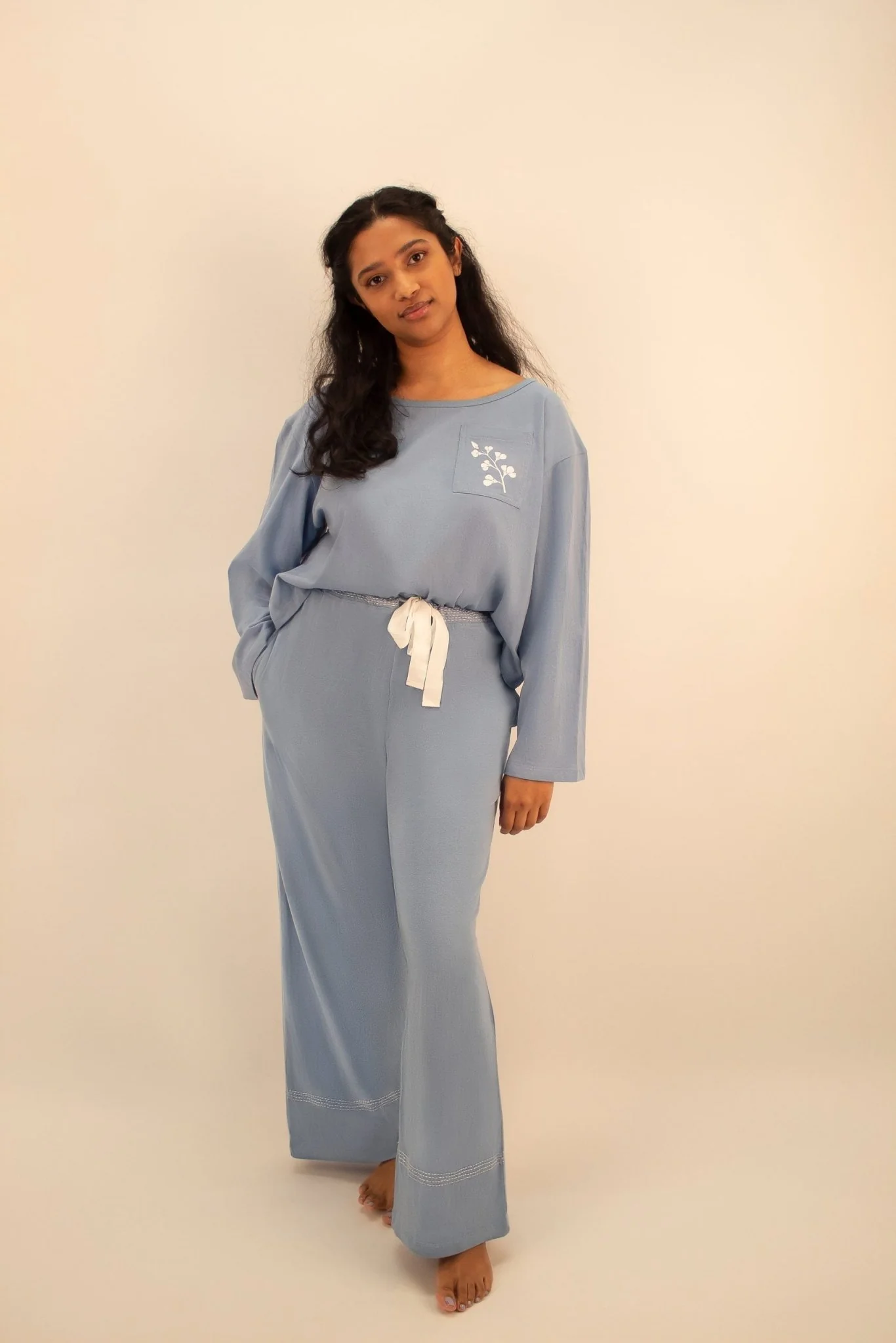 Reassuring Rest LONG SLEEVE PJ TOP - Image 5