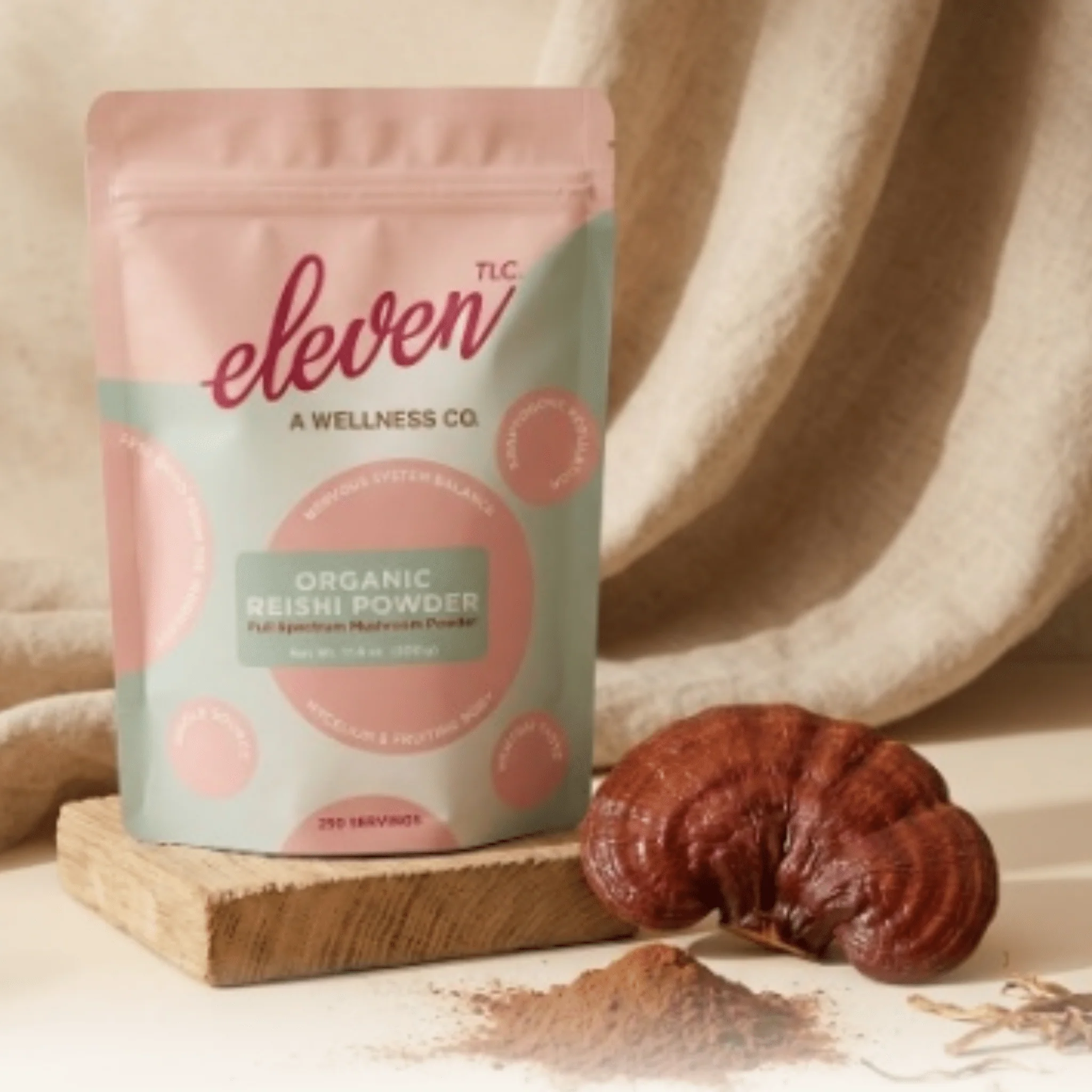 Organic Reishi Mushroom Powder — Foodservice 500g - Image 2