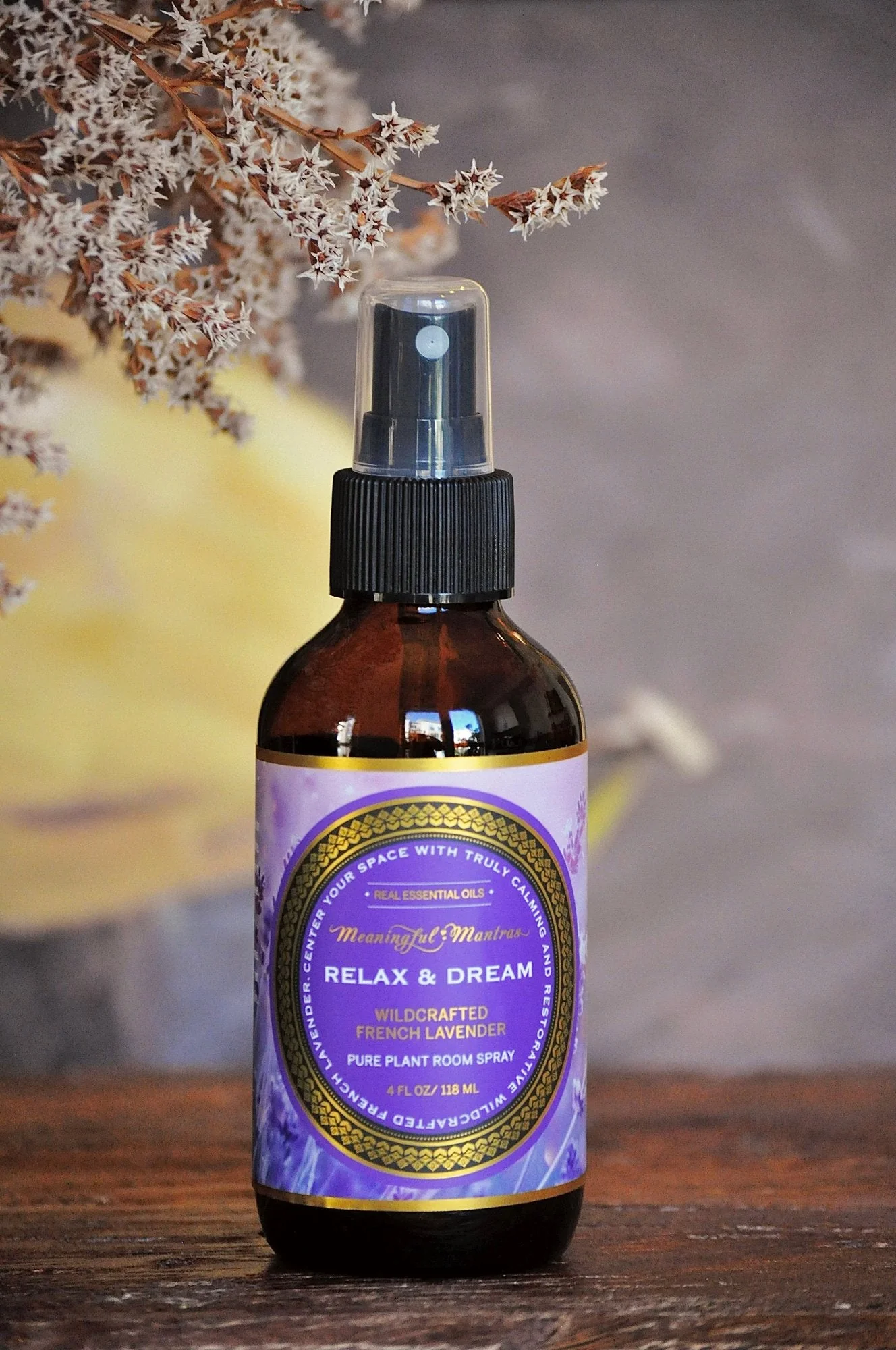 Relax & Dream Wildcrafted French Lavender Pure Plant Room Spray - Image 4