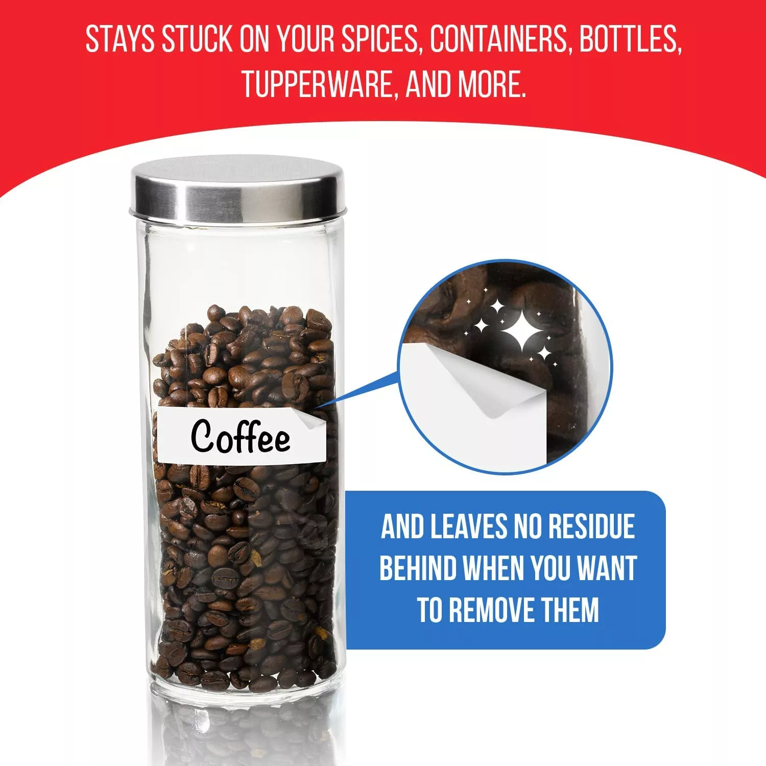 Reusable and Erasable Labels for Food Containers (96-Pack) - Image 5