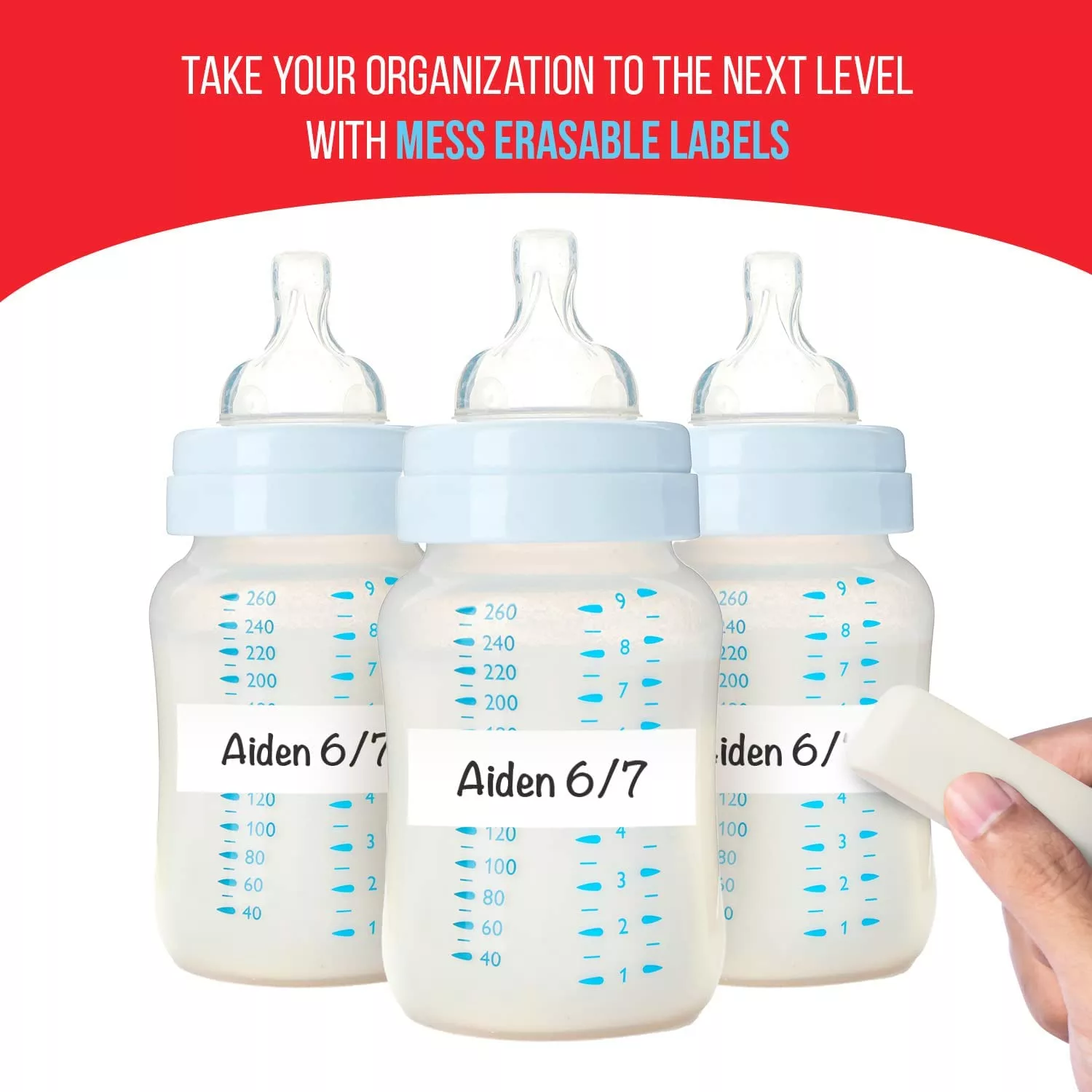 Reusable and Erasable Labels for Food Containers (96-Pack) - Image 7