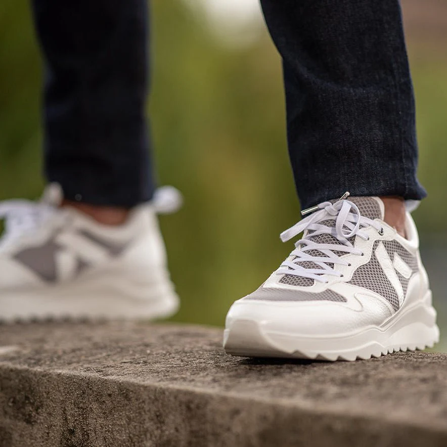 Lewis Running Sneaker – Biosourced & Recycled White - Image 8