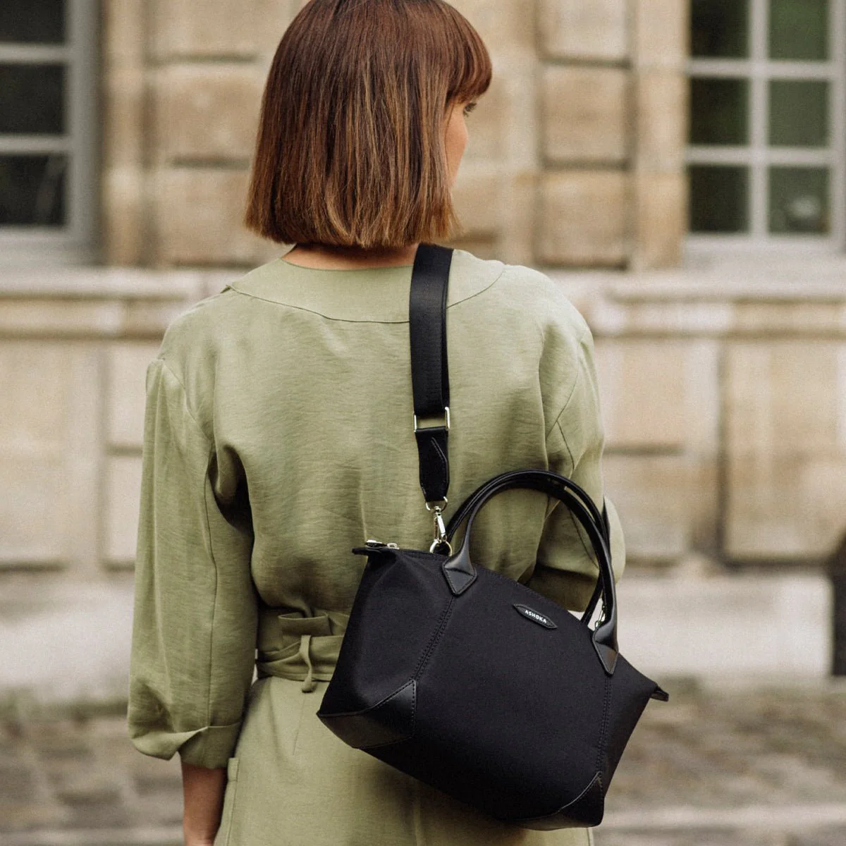 Pretty Uppeal™ & Recycled Nylon Black Bag - Image 7