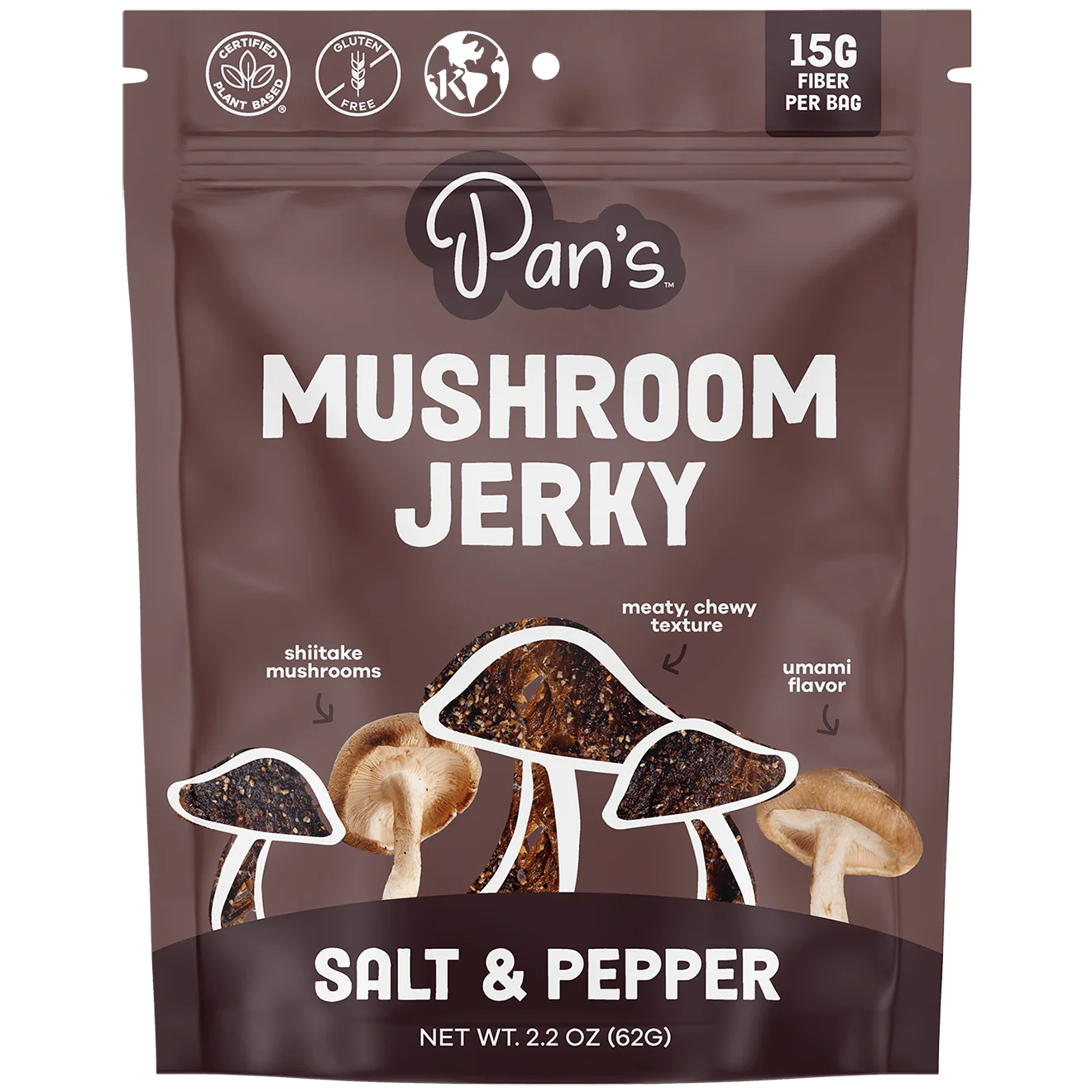 Salt & Pepper Mushroom Jerky