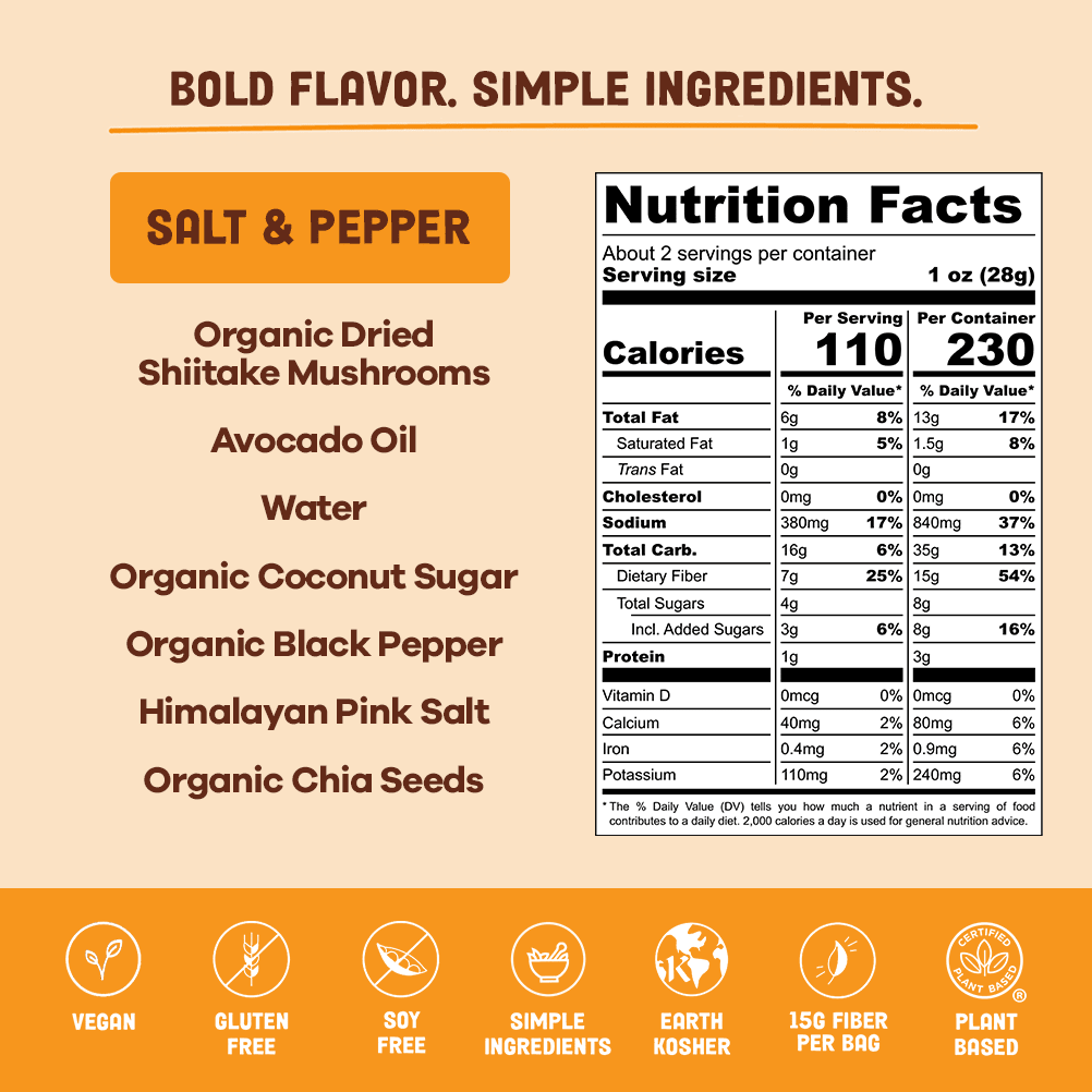 Salt & Pepper Mushroom Jerky - Image 4