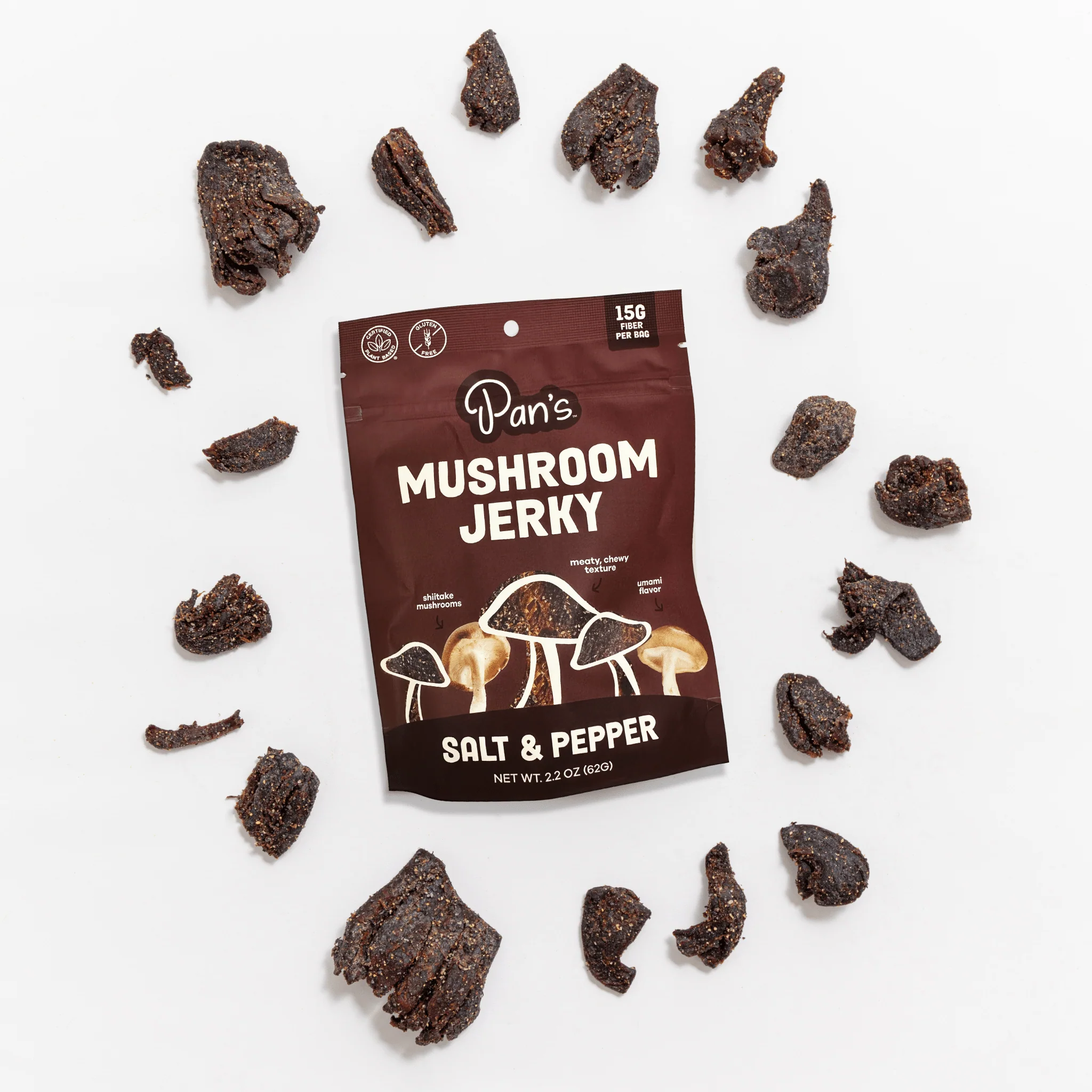 Salt & Pepper Mushroom Jerky - Image 5