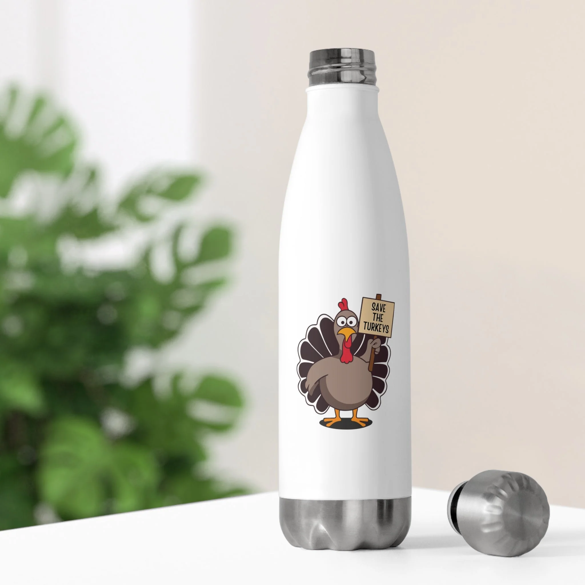 Save the Turkeys - 20oz Insulated Water Bottle - Image 6
